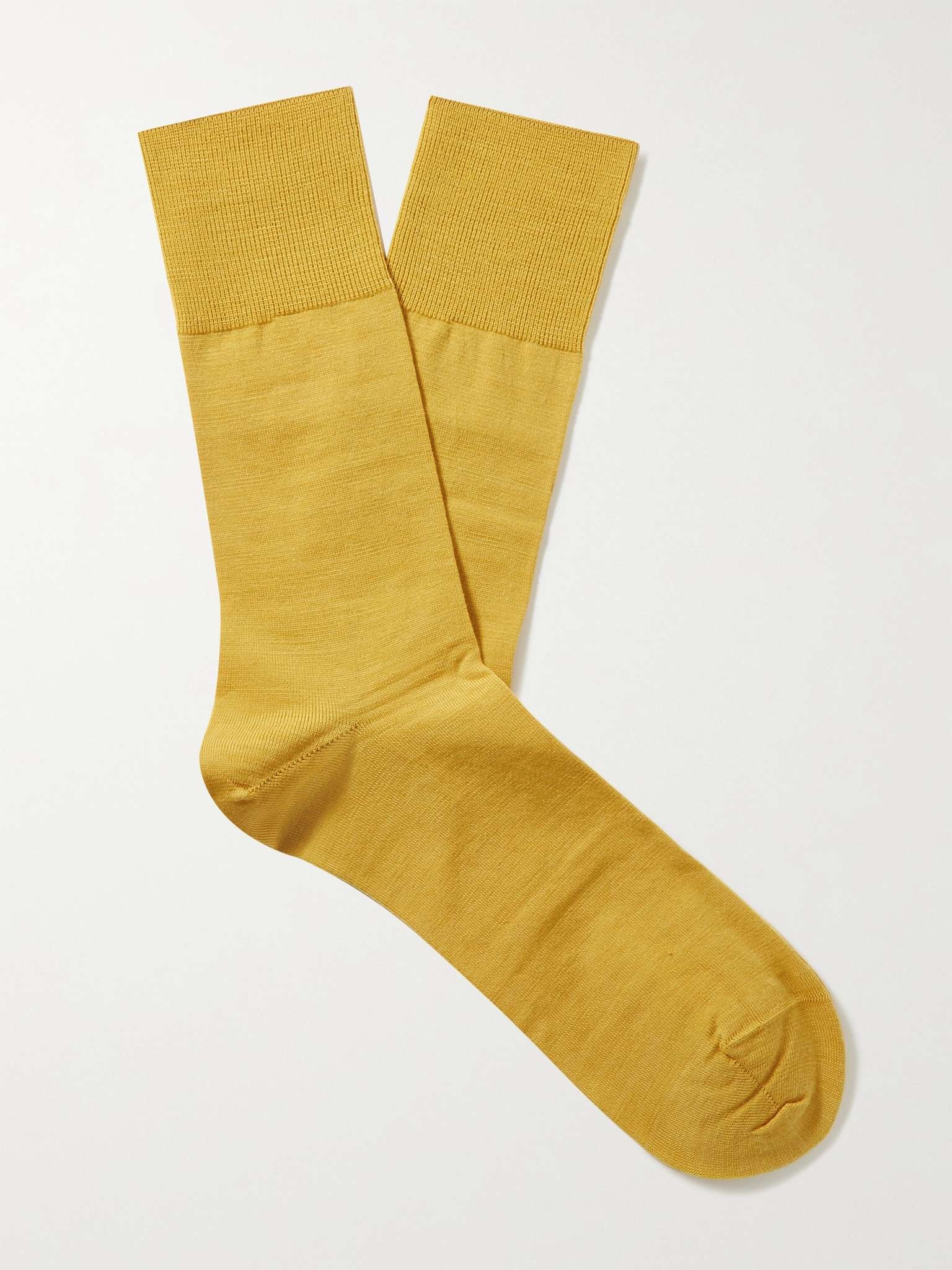 Airport Mélange Virgin Wool-Blend Socks - 1