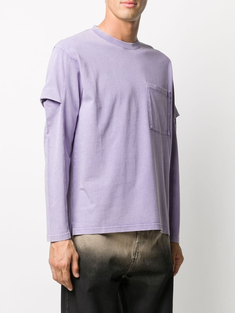 layered-effect long-sleeve T-shirt - 3