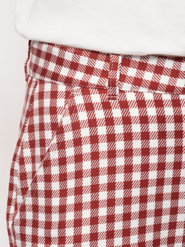 Willa Pants Checked Red/White - 2