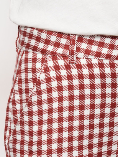 Nudie Jeans Willa Pants Checked Red/White outlook