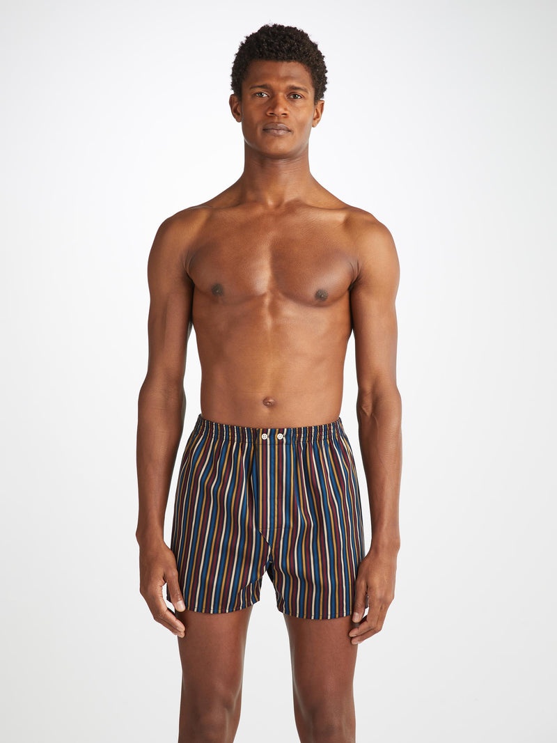 Men's Classic Fit Boxers Wellington 57 Cotton Navy - 2
