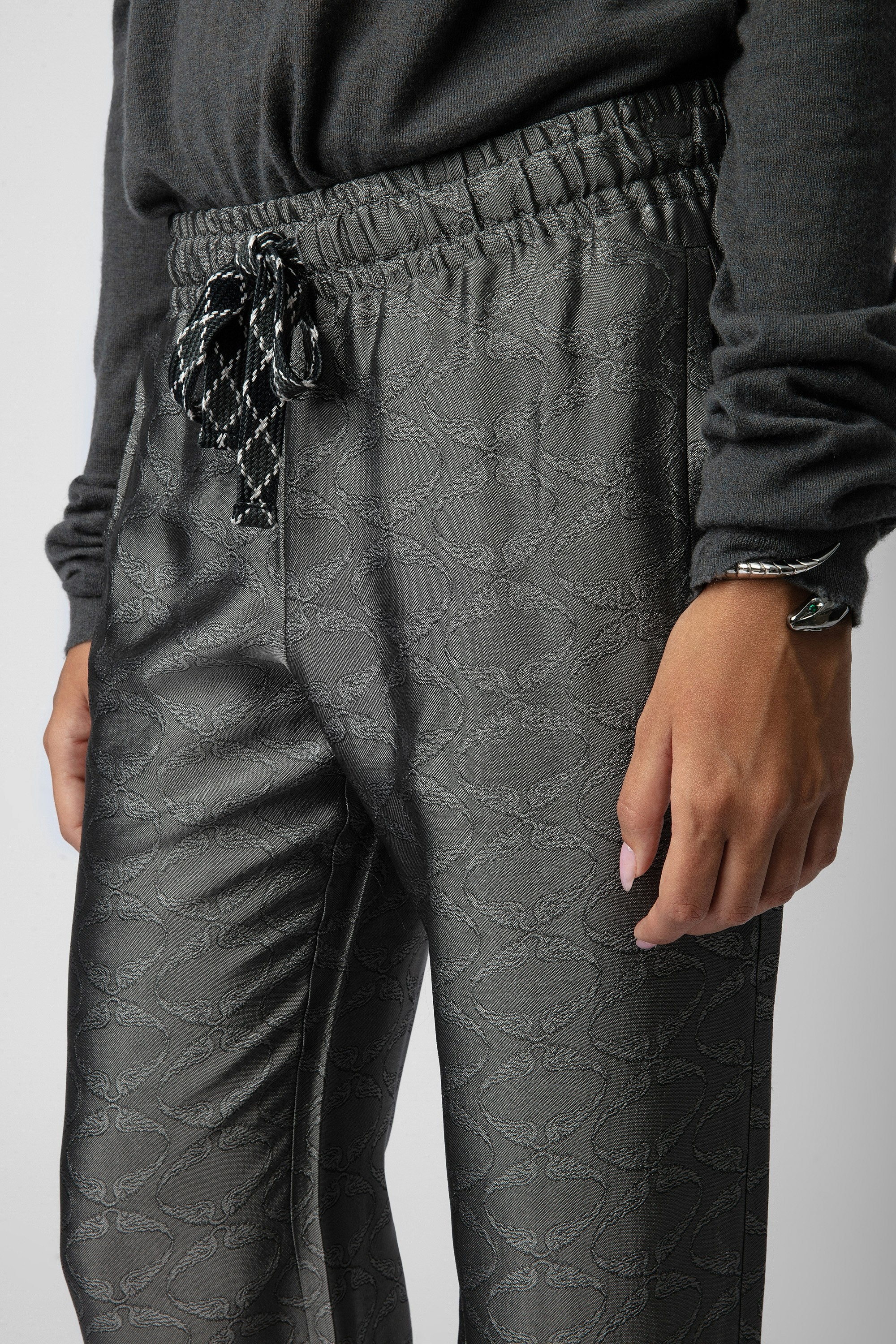 Pomy Jacquard Pants - 5