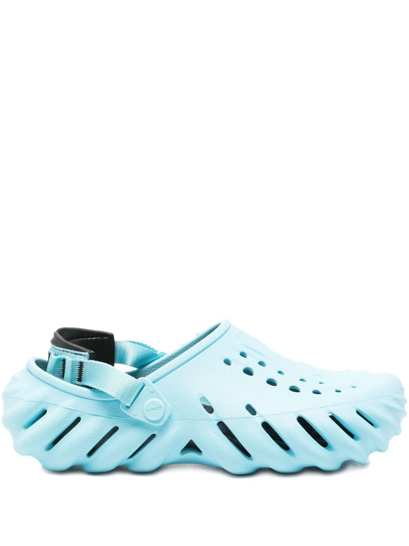 perforated-detail rubber clogs 1