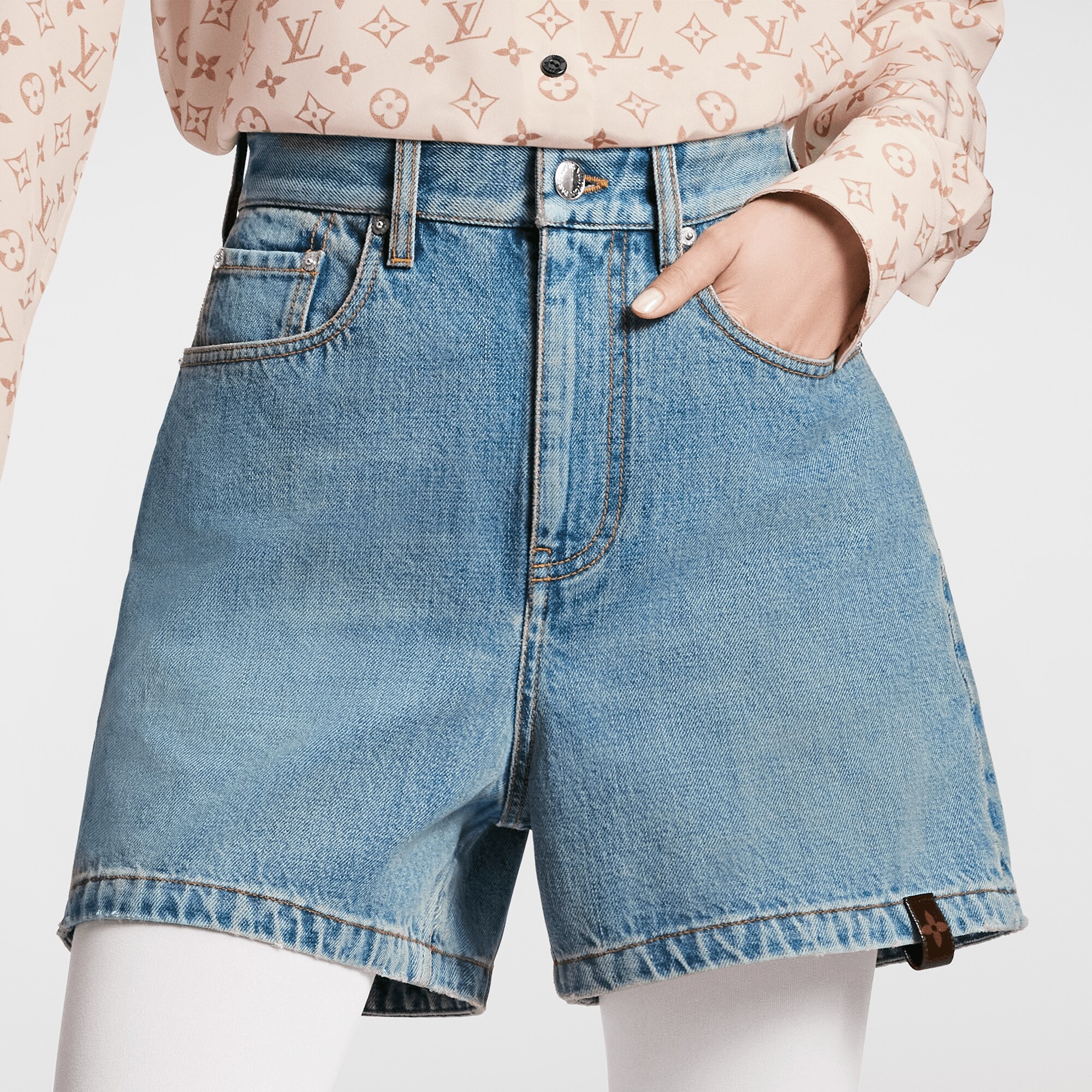 Denim Carpenter Shorts - 2