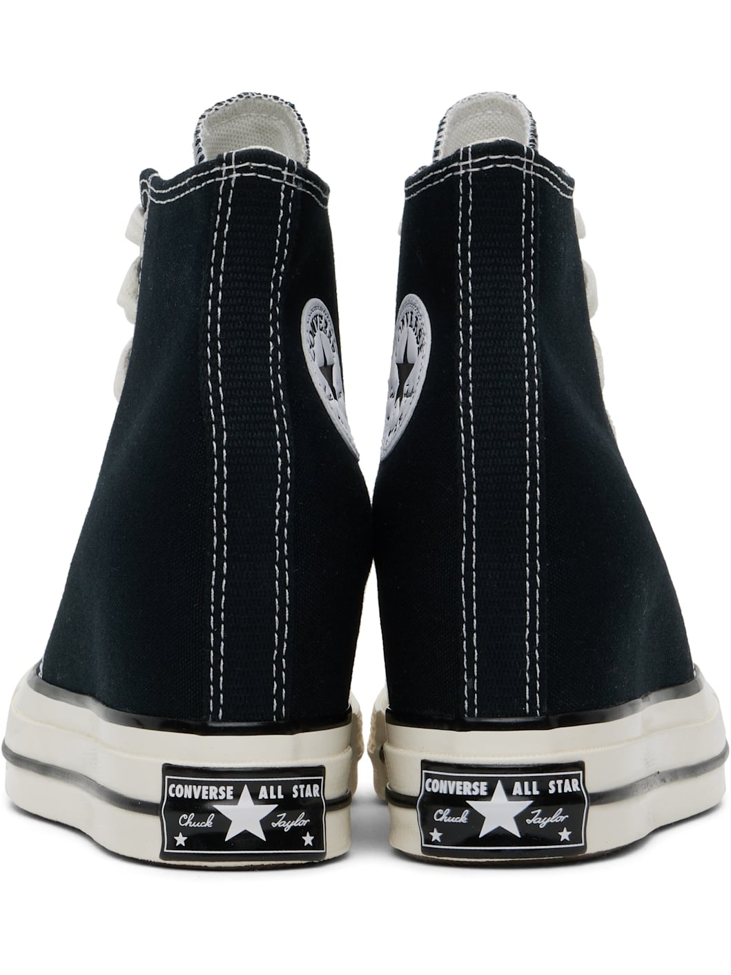 Black Chuck 70 Wedge Sneakers - 2