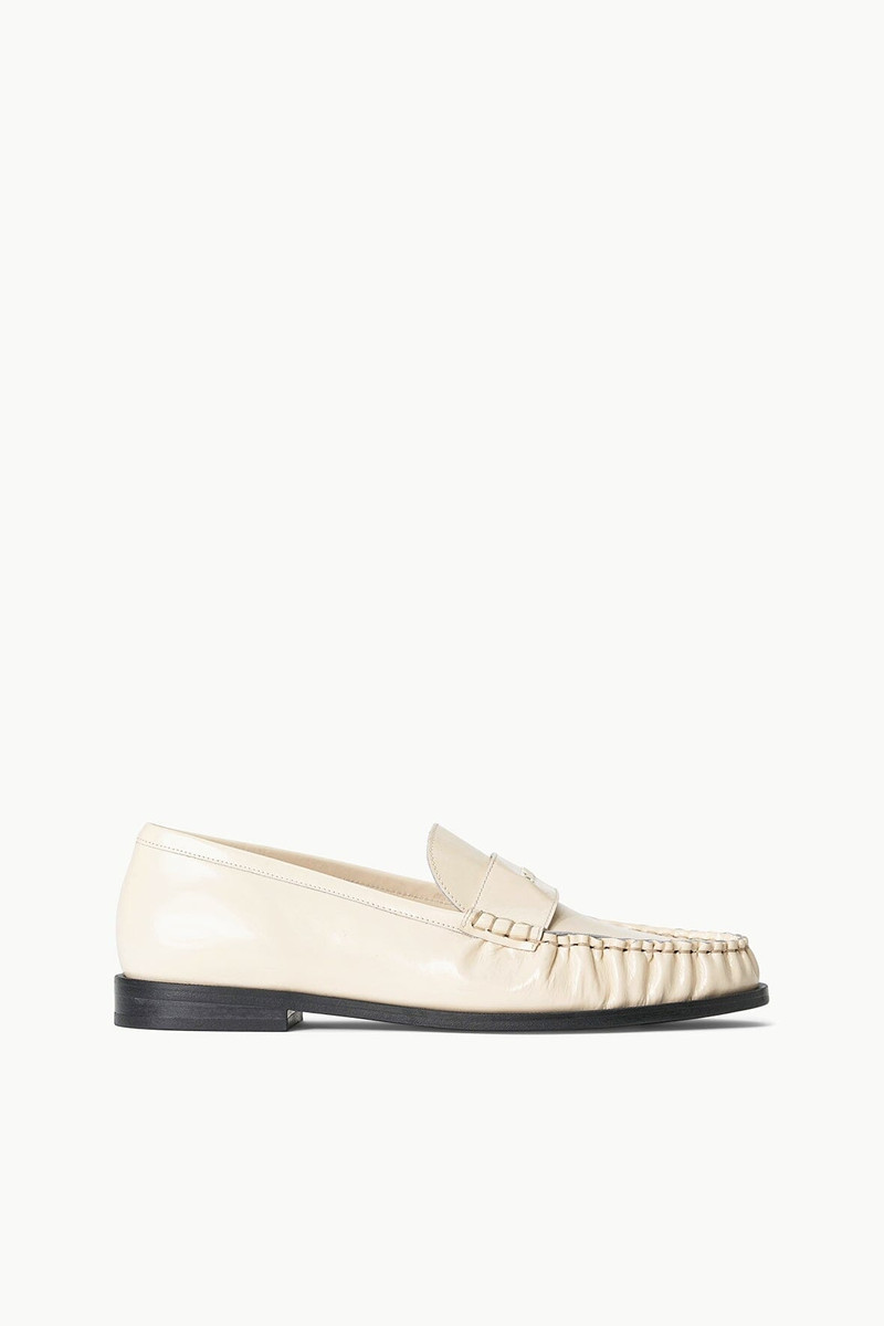 STAUD LOULOU LOAFER CREAM 1