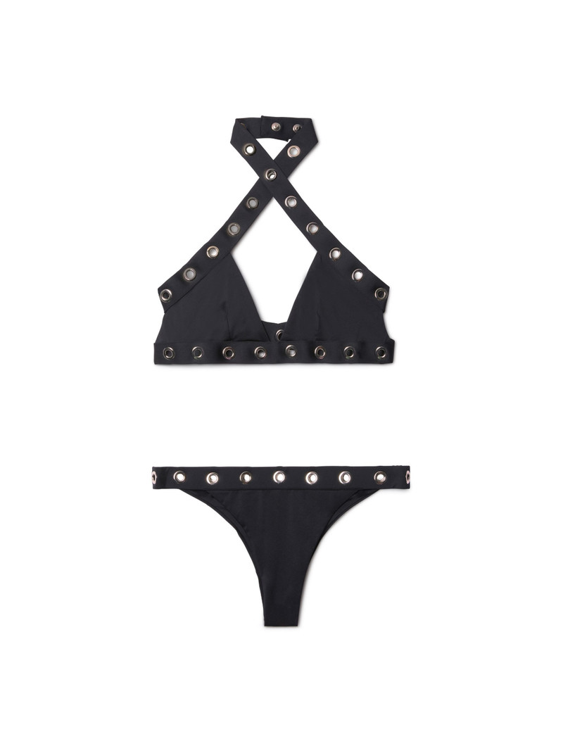 Eyelet Cross Bikini 4