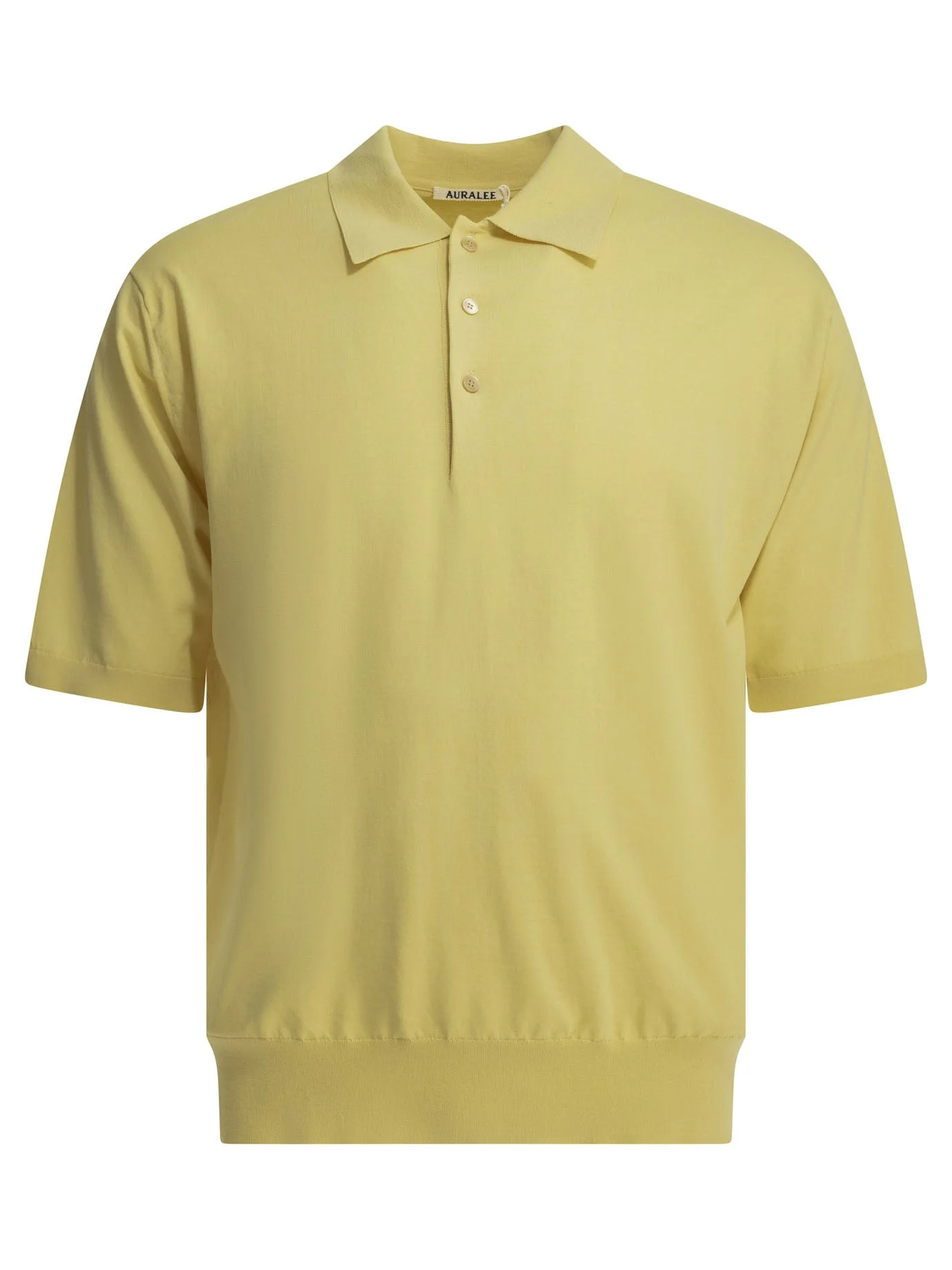 Auralee Giza Polo Shirt With Buttons - 1