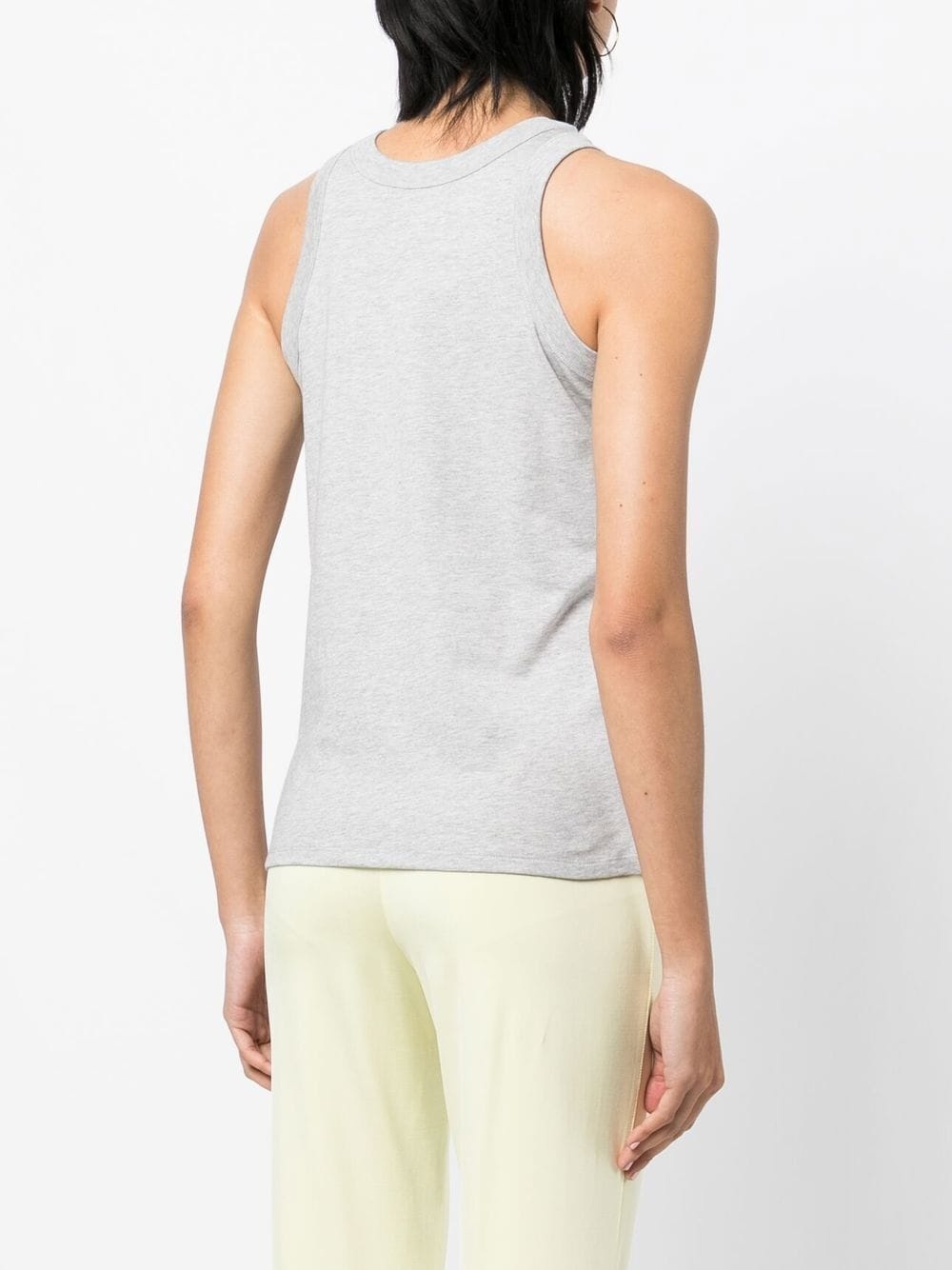 round-neck cotton tank top - 4
