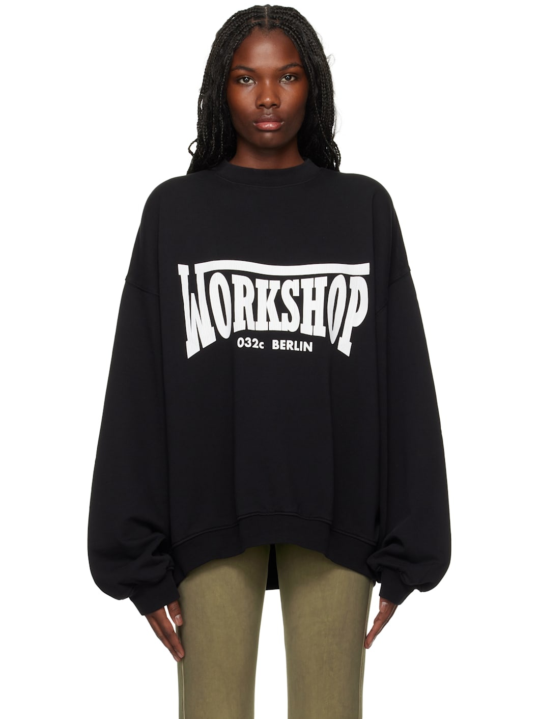 Black "Victor" Bubble Sweatshirt - 1