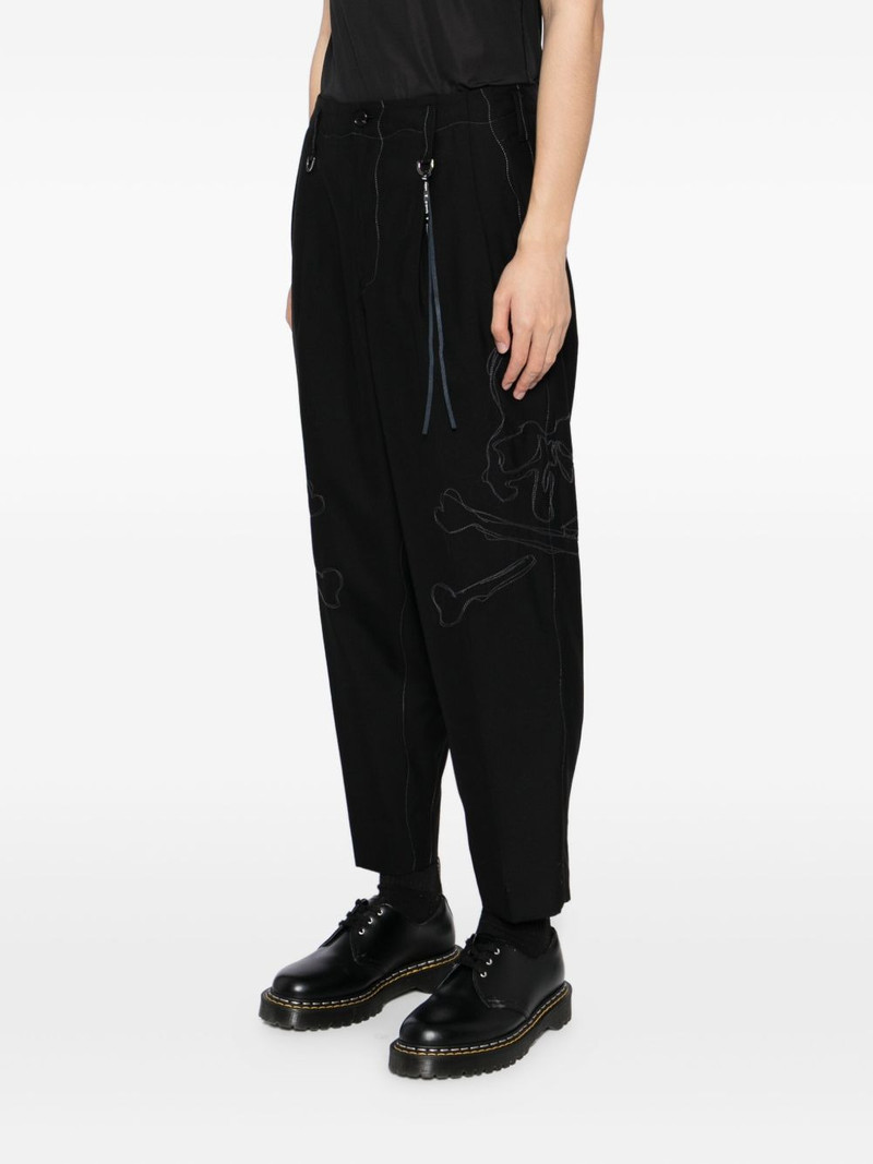 logo-embroidered trousers 3