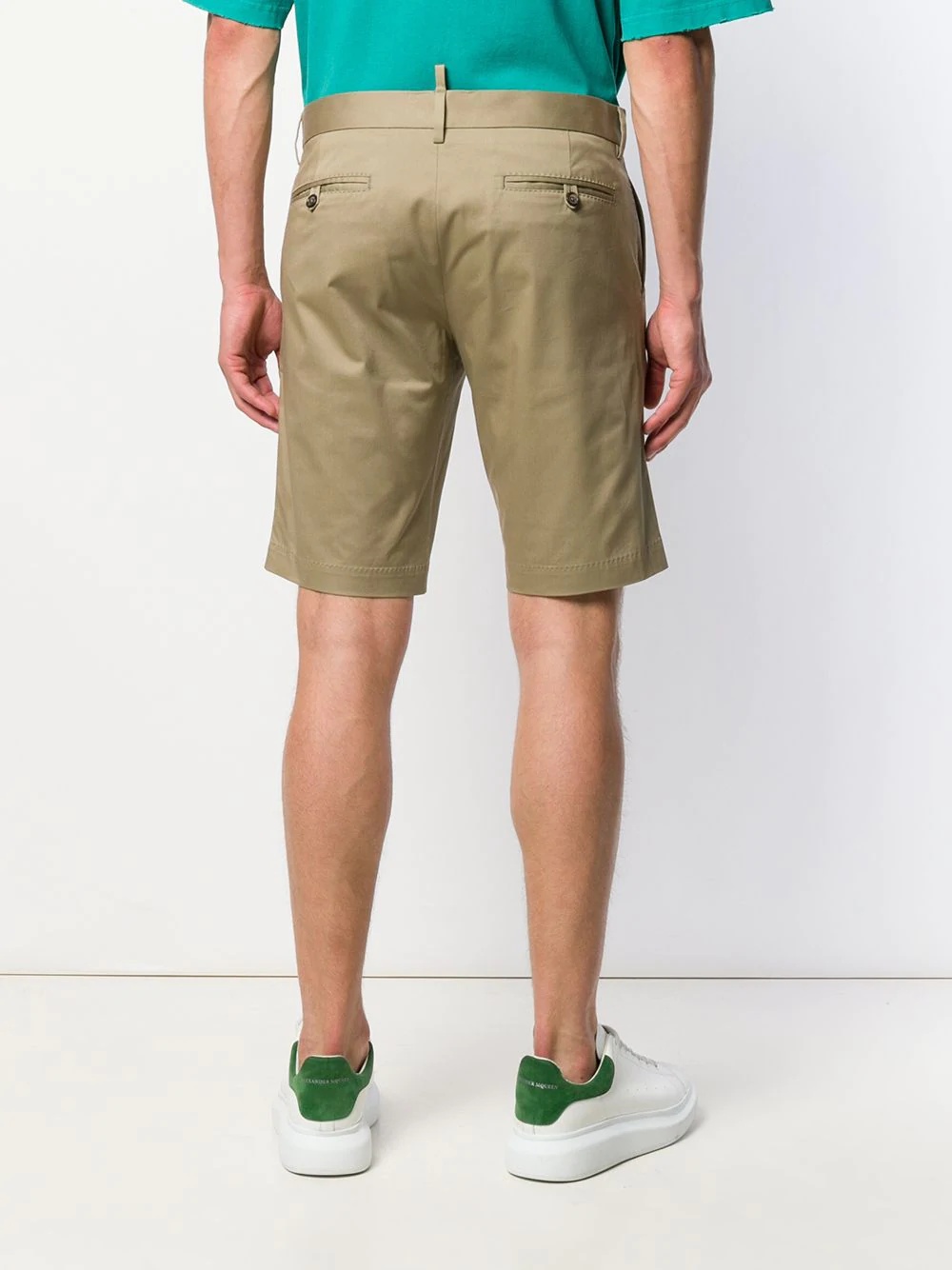 slim-fit tailored shorts - 4