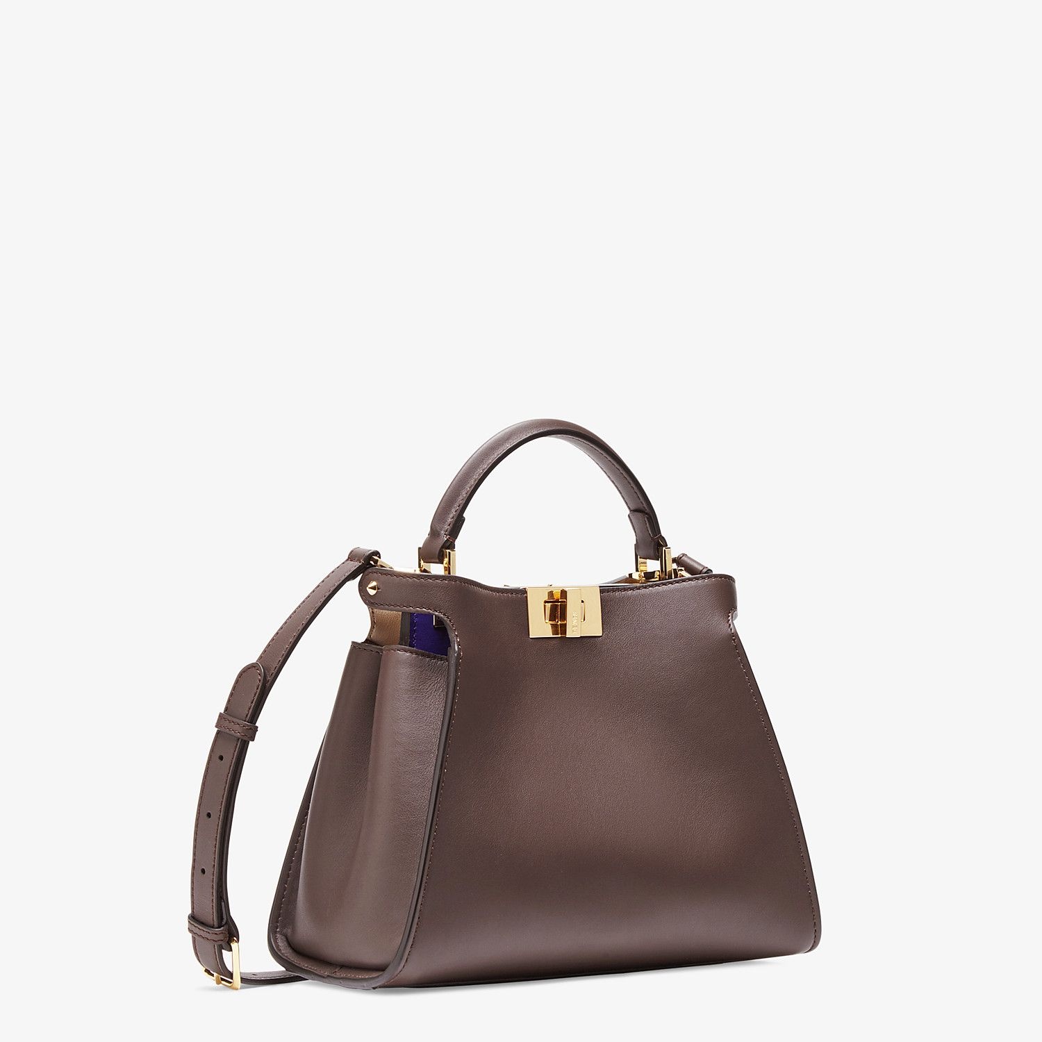 Brown leather bag - 3