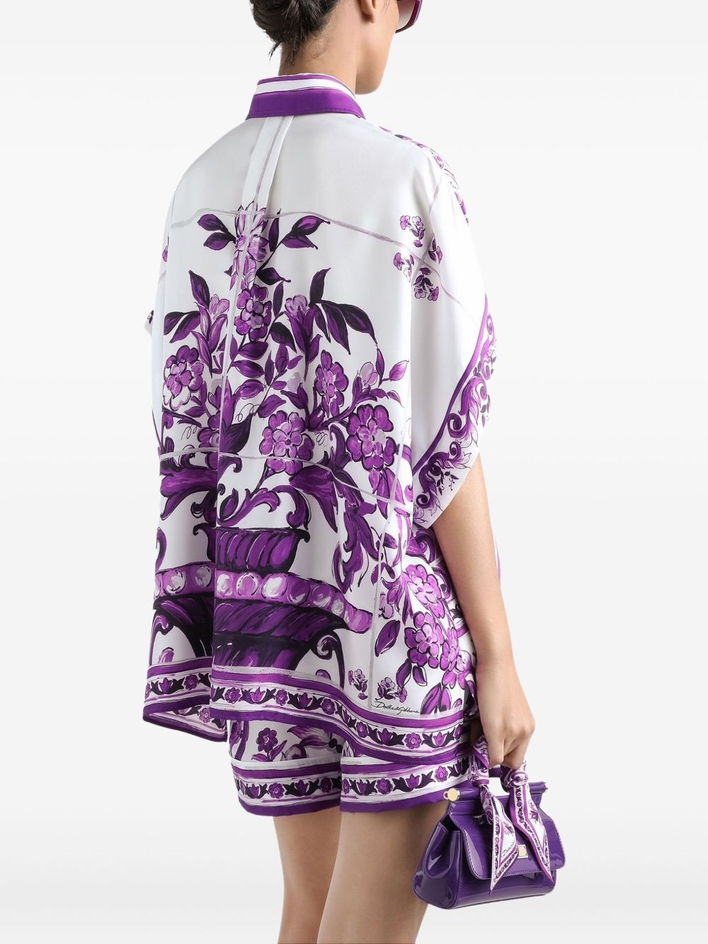 Maiolica-print shirt - 4