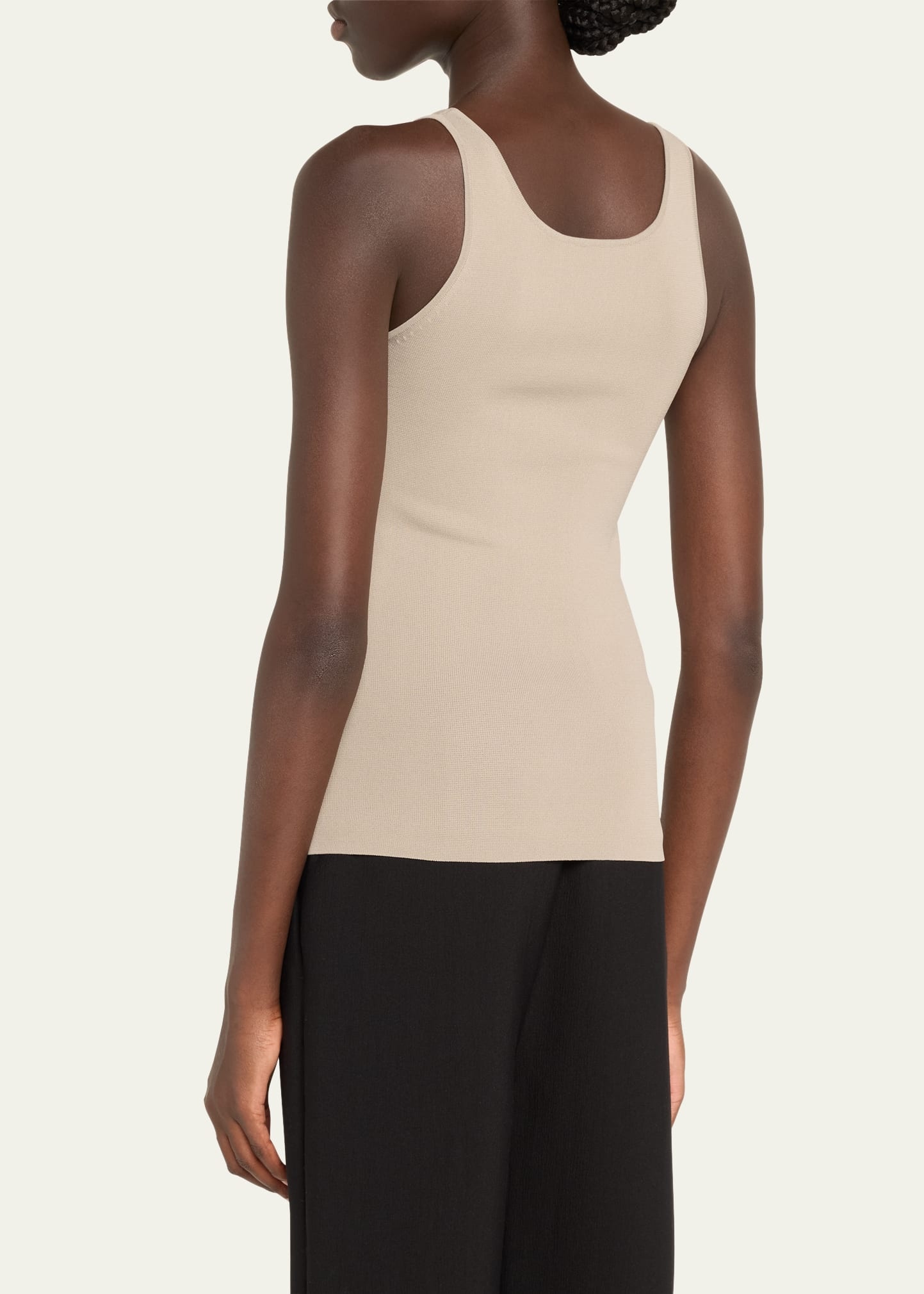 Compact Knit Tank Top - 3