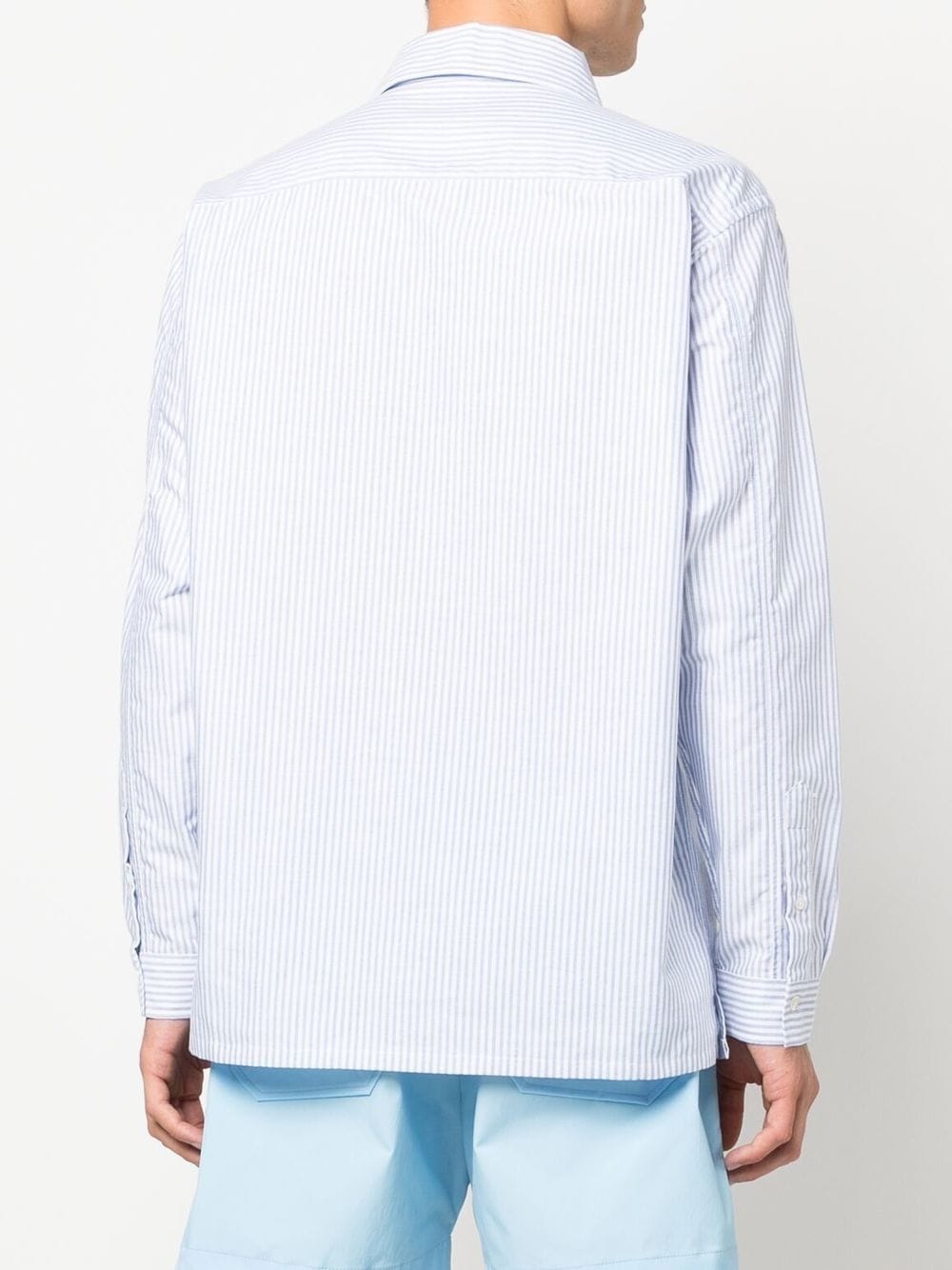 striped long-sleeved shirt - 4