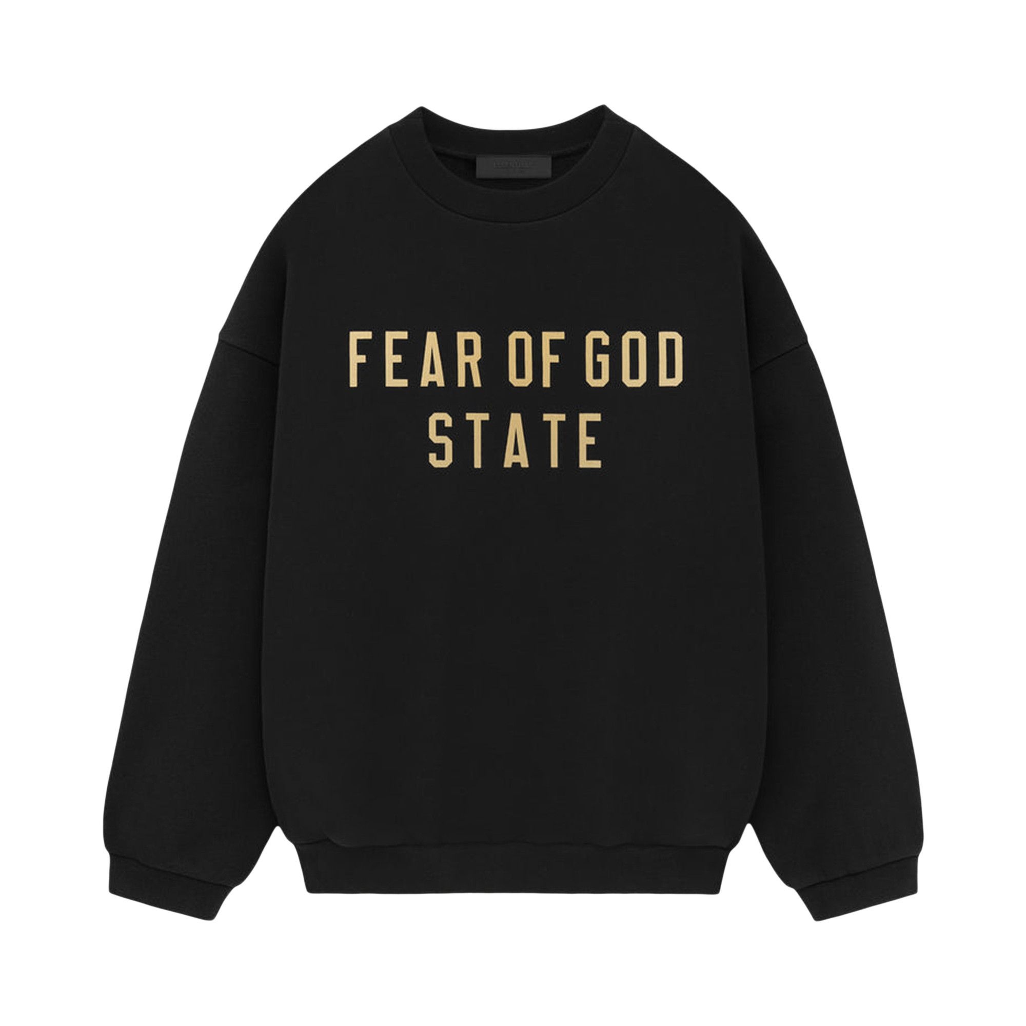 Fear of God Essentials Fleece Crewneck 'Black' - 1