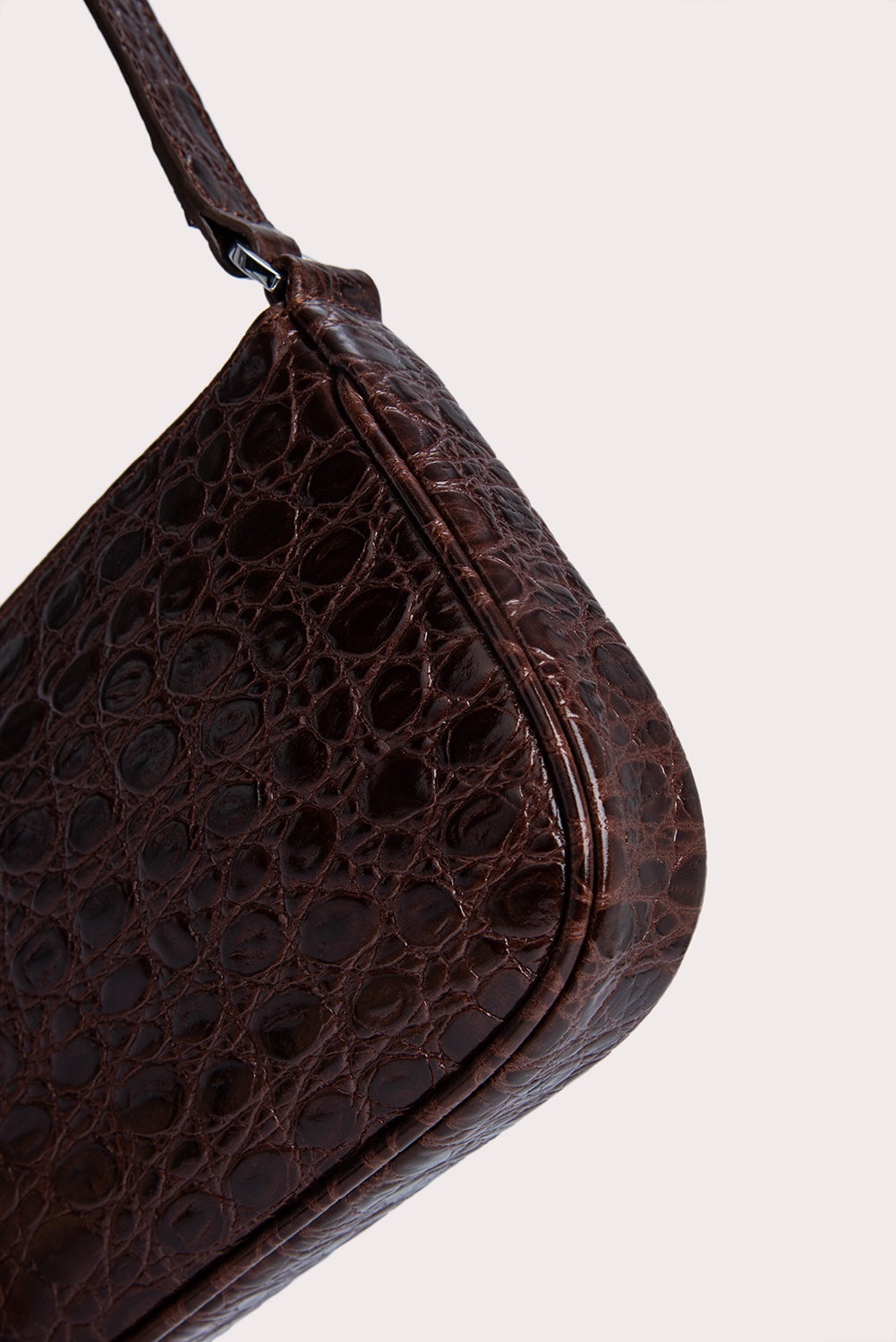 Rachel Sequoia Circular Croco Embossed Leather - 5