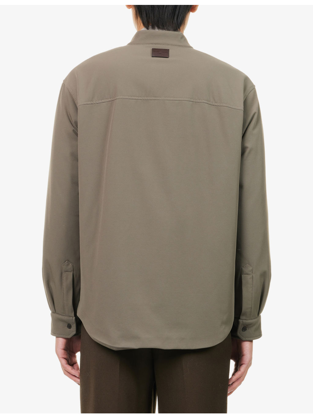 Quilted Patch-Pocket Woven Shacket - 4