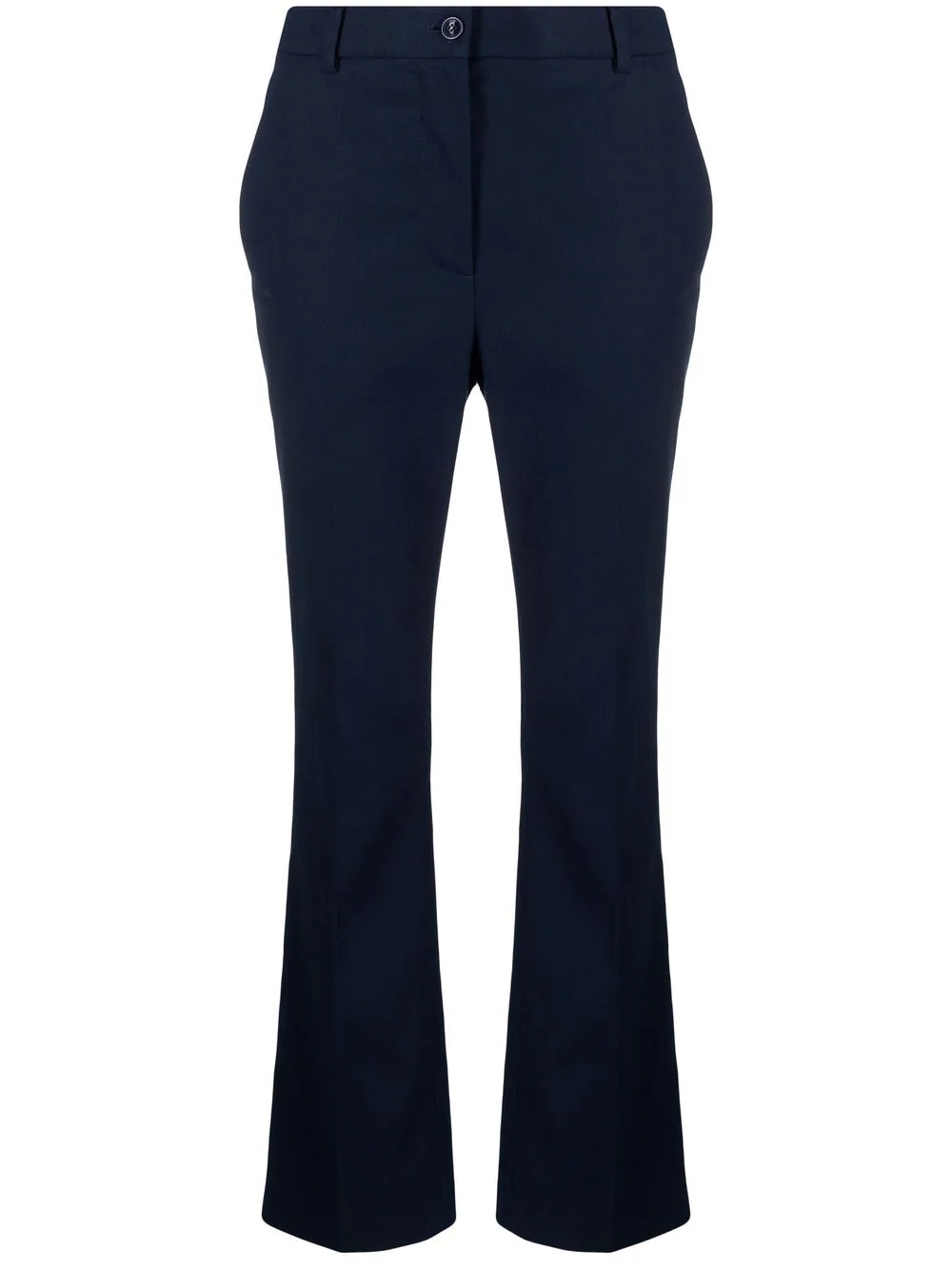 high-rise flared trousers - 1