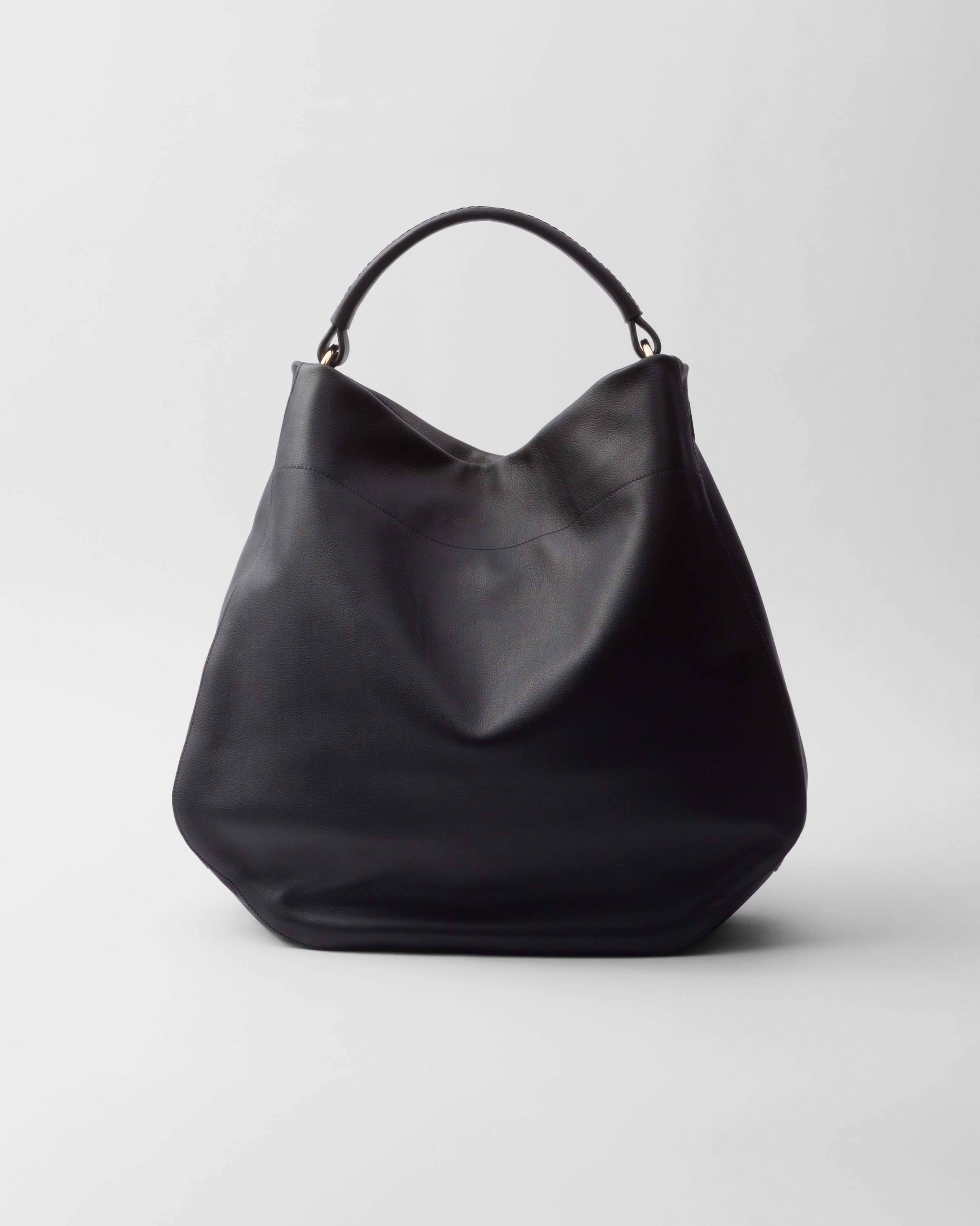 Large leather shoulder bag - 4