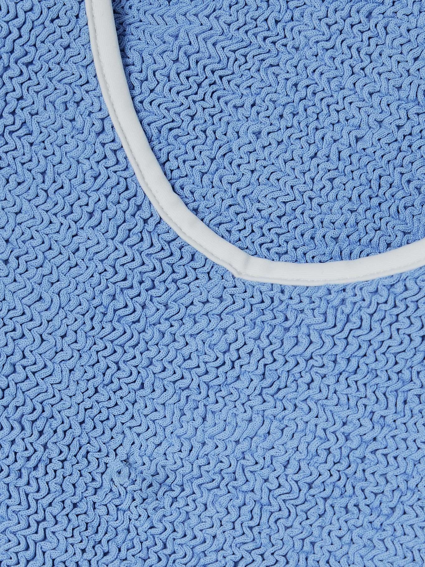 Faye seersucker swimsuit Blue - 4