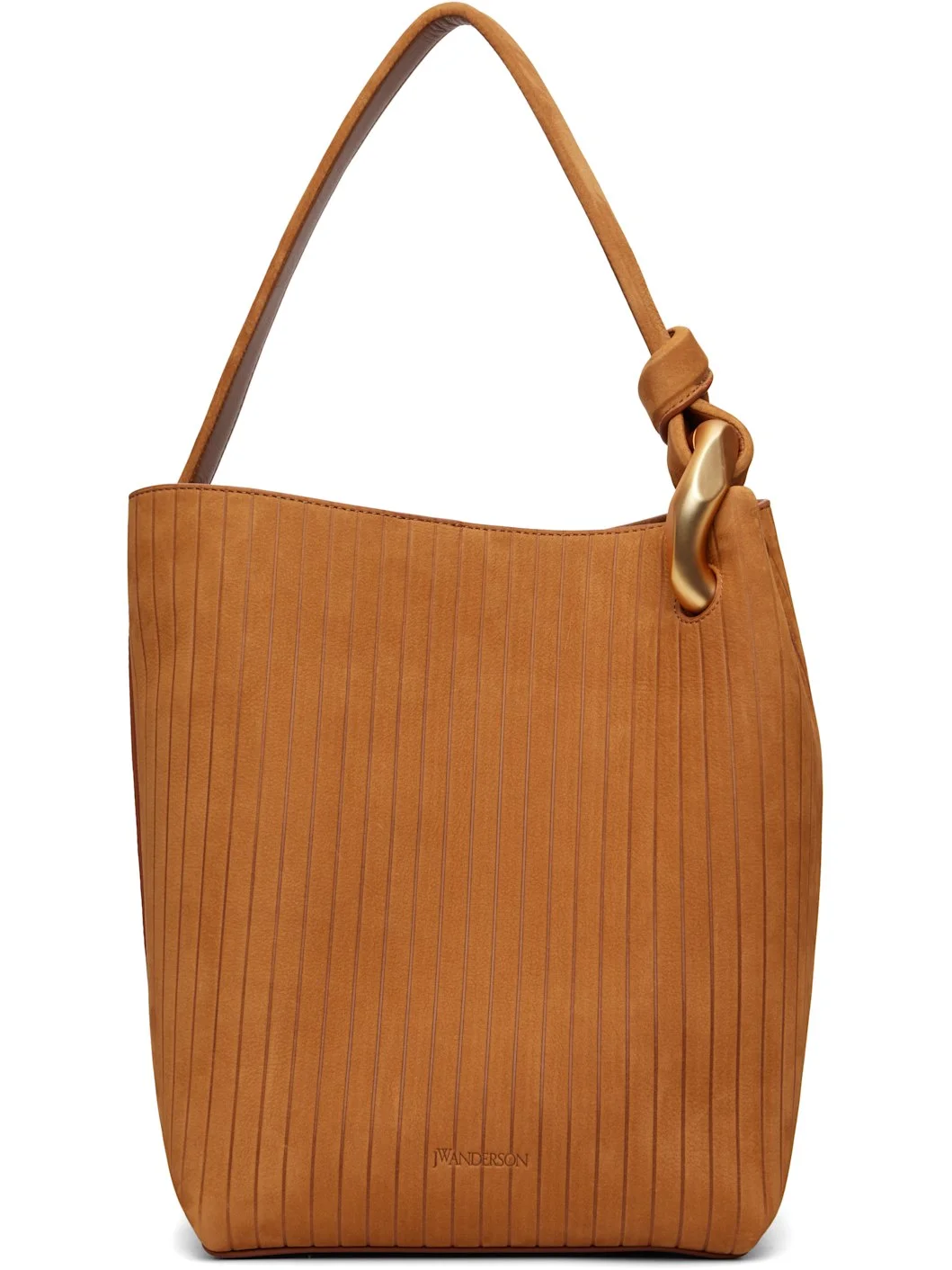 Tan 'The JWA Corner Bucket' Tote - 1