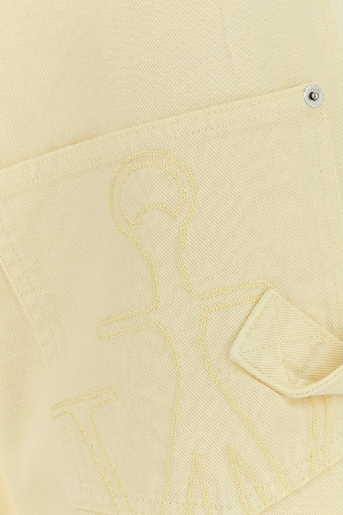Pastel yellow denim jeans - 3