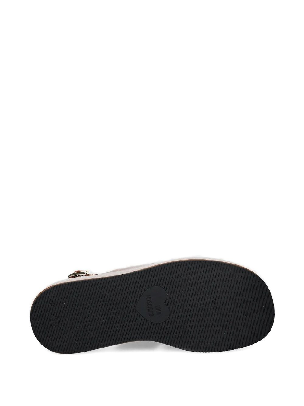 crossover-strap platform sandals - 4