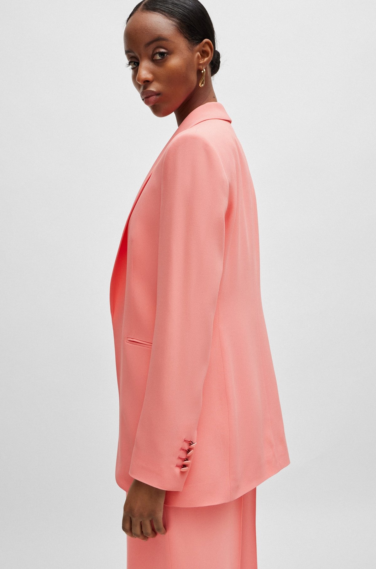 REGULAR-FIT JACKET WITH EDGE-TO-EDGE FRONT - 6