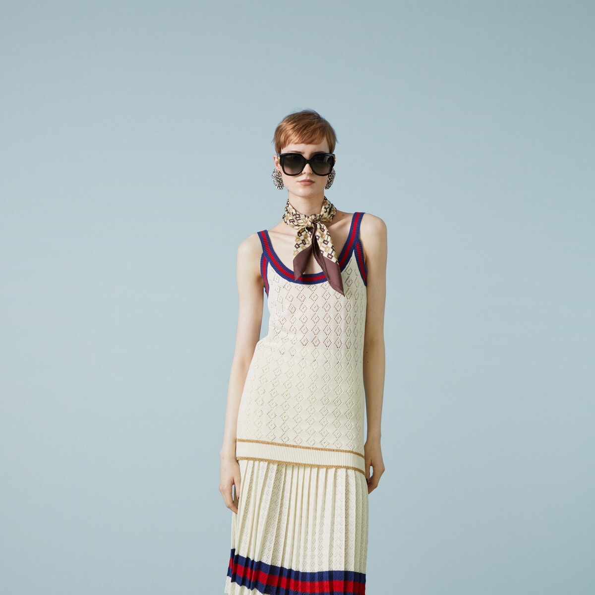 Cotton tank top with Web - 5