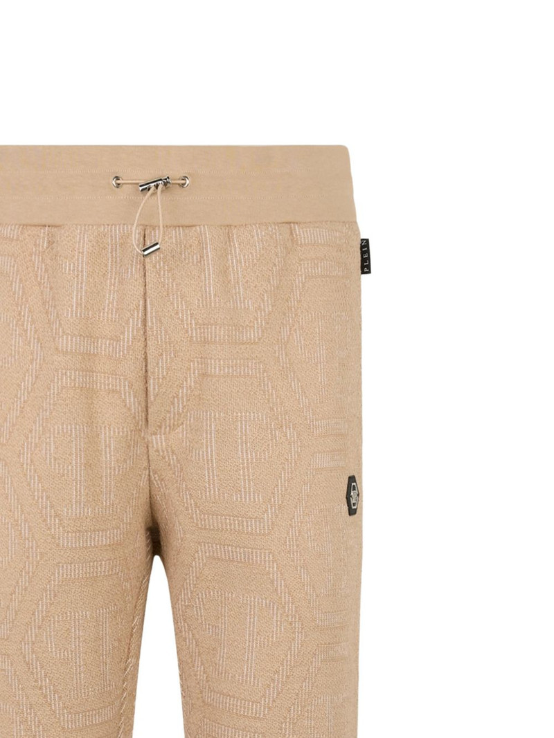 PHILIPP PLEIN jacquard monogram track pants outlook