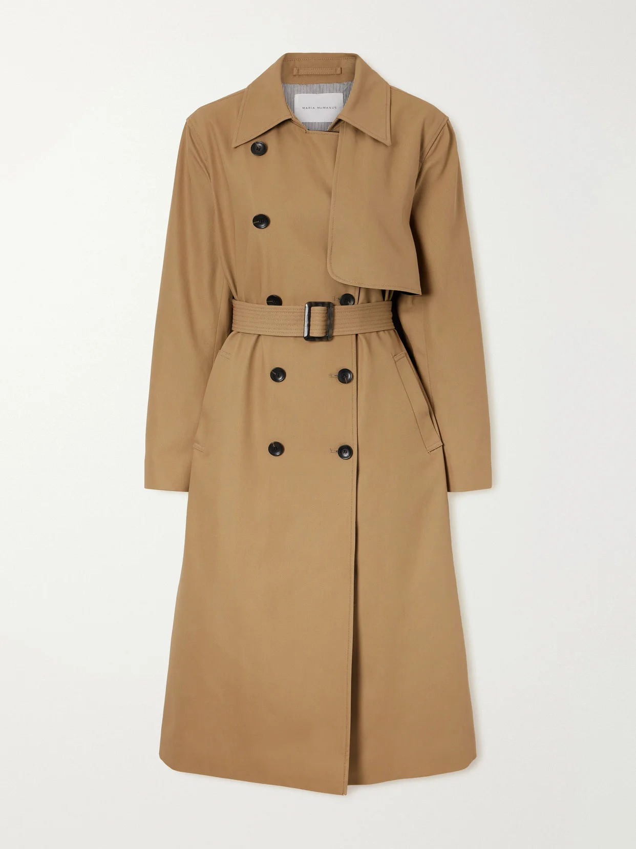 Organic Cotton-drill Trench Coat - 1