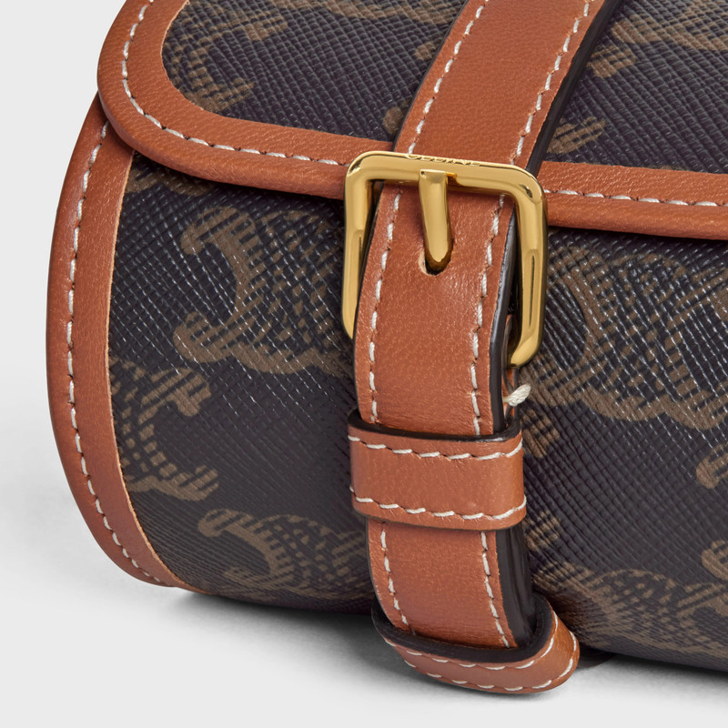 SINGLE WATCH CASE IN TRIOMPHE CANVAS AND CALFSKIN 5