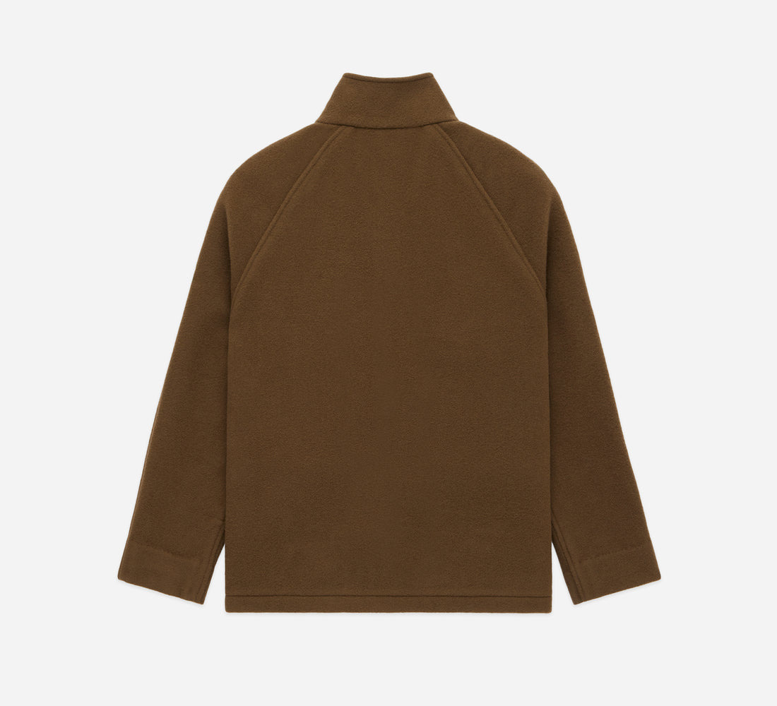 Welding Jacket - Tobacco Melton Wool - 2