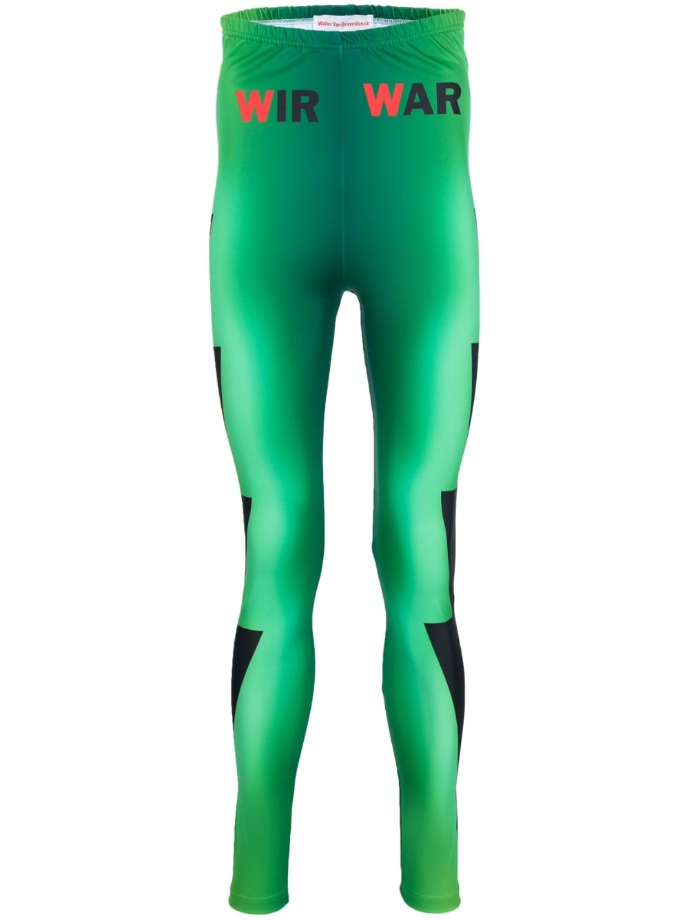 sun-print bike leggings - 1
