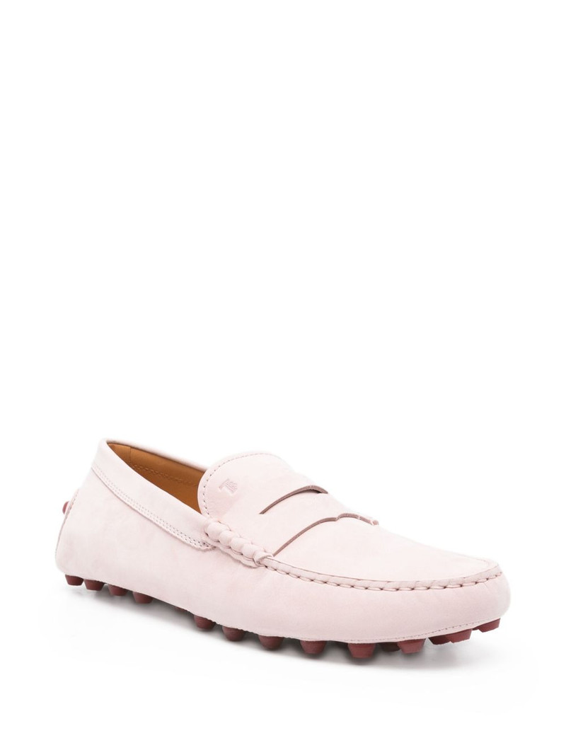 Tod's Gommino Bubble pebble-detail loafers outlook