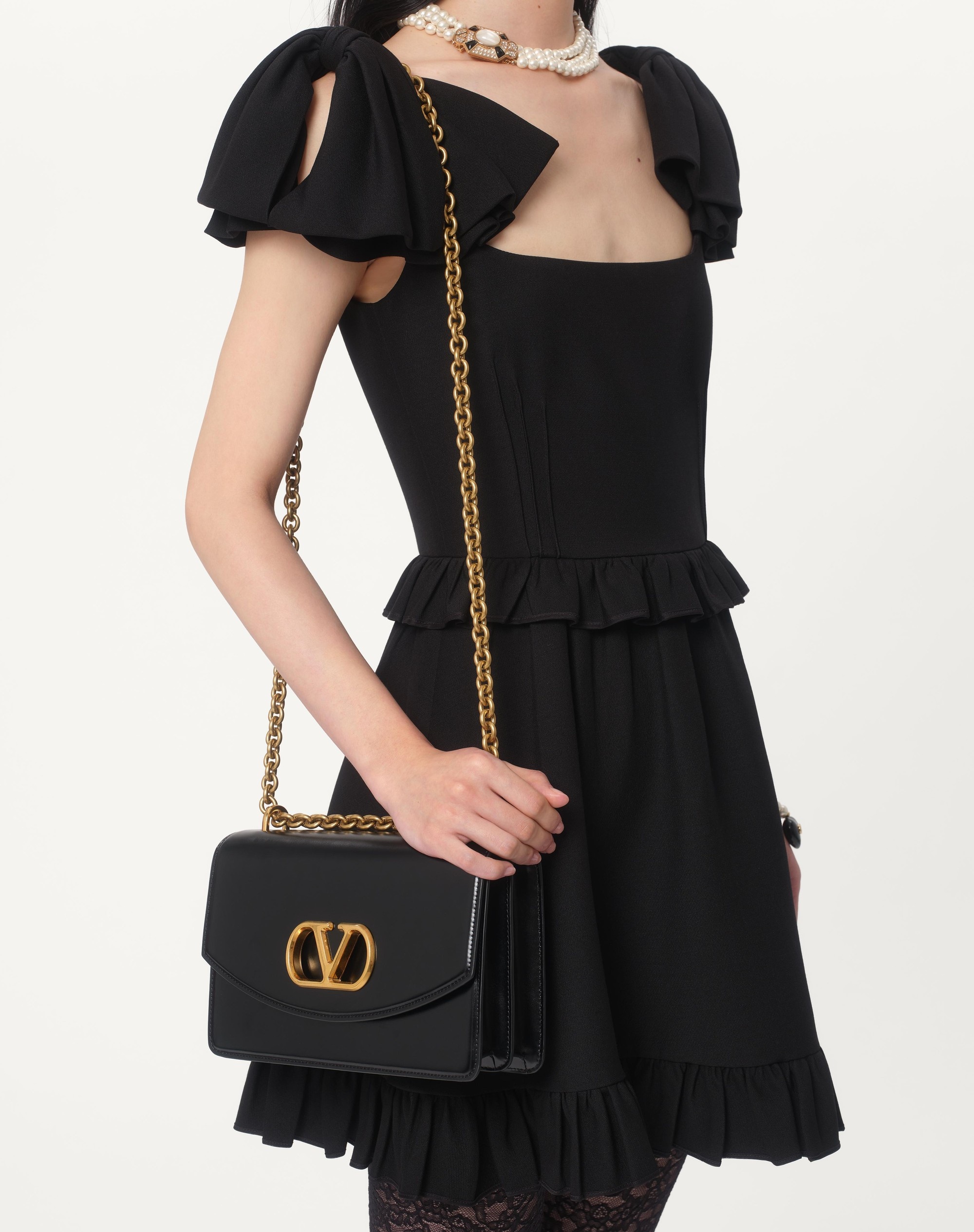 CREPE COUTURE SHORT DRESS - 3
