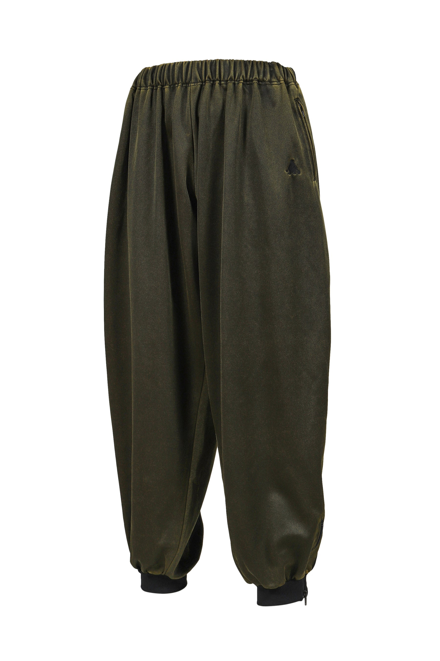 FADED BLACK TRACK PANTS / YEL - 8