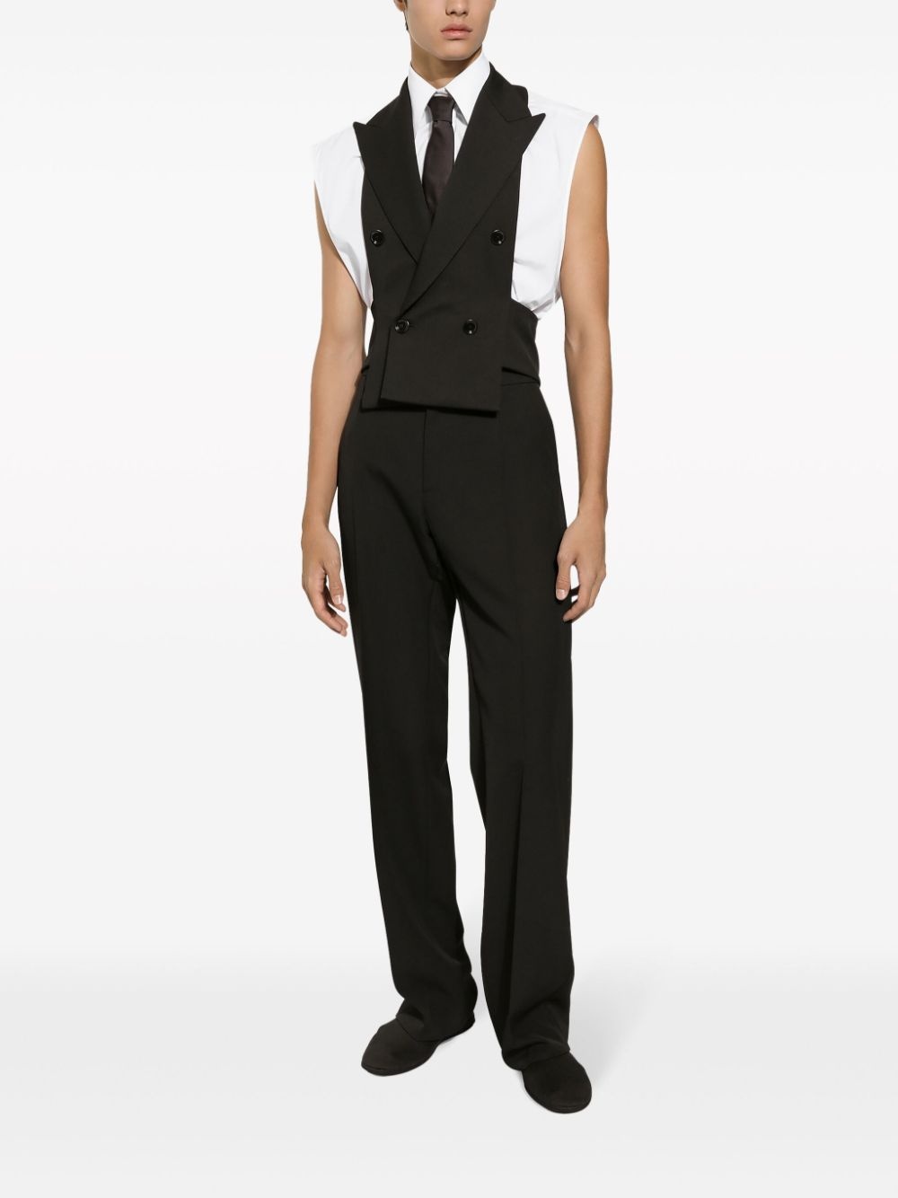 open-back waistcoat - 2