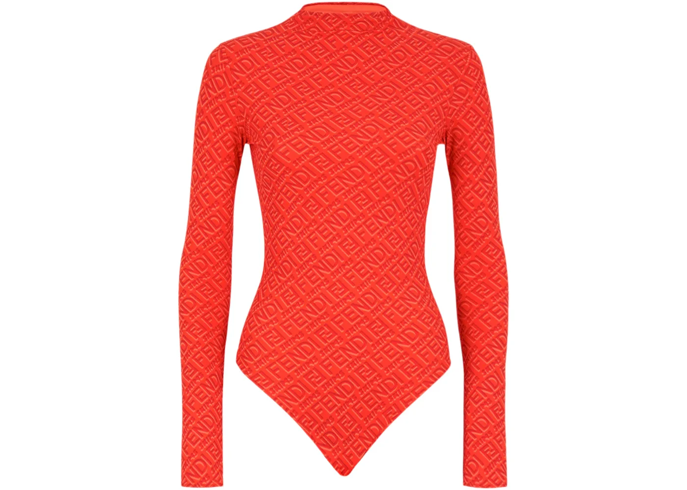 Fendi x SKIMS Mock Neck Long Sleeve Bodysuit Georgia - 1