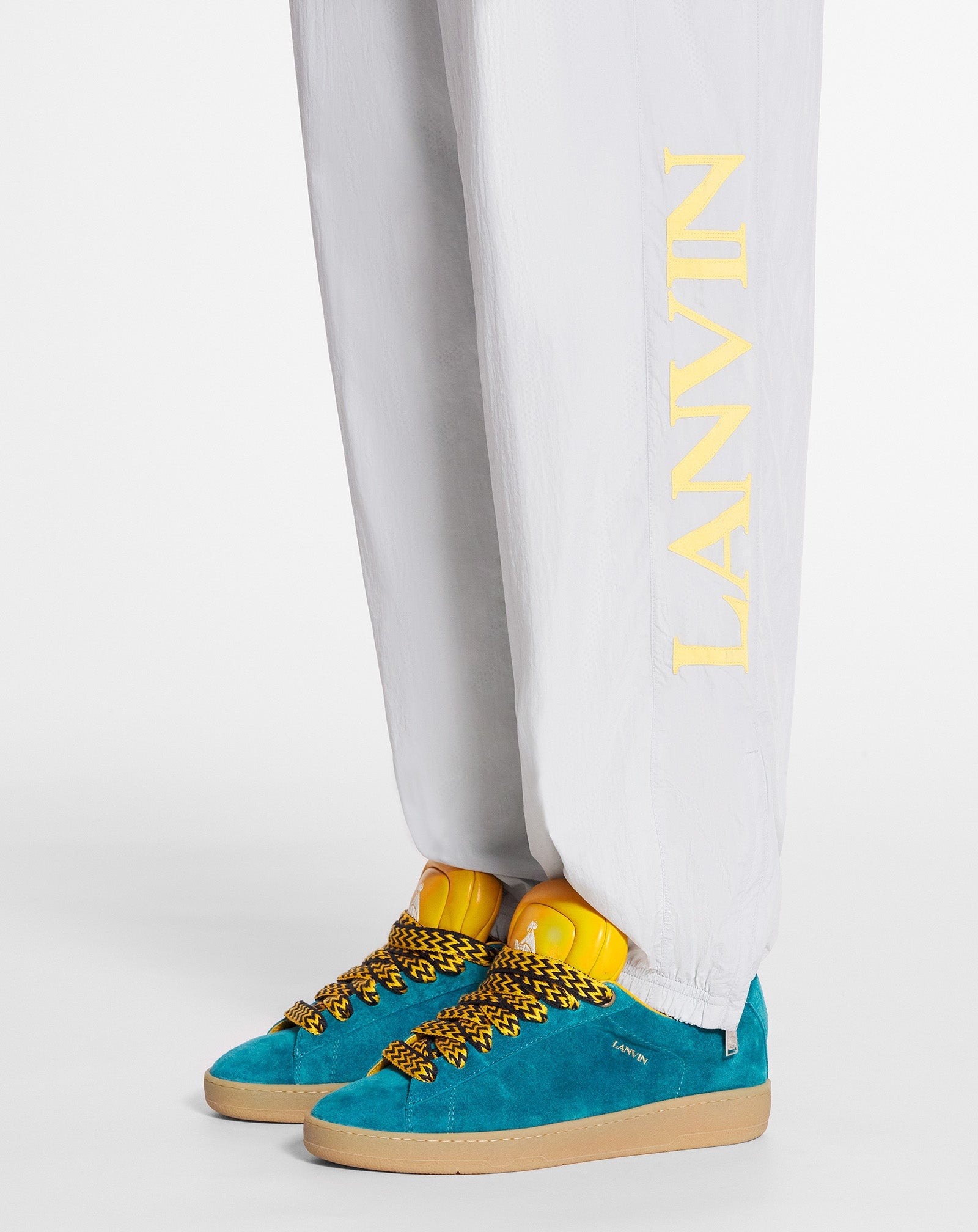 LANVIN X FUTURE JOGGING PANTS WITH CONTRASTING STRIPES - 10