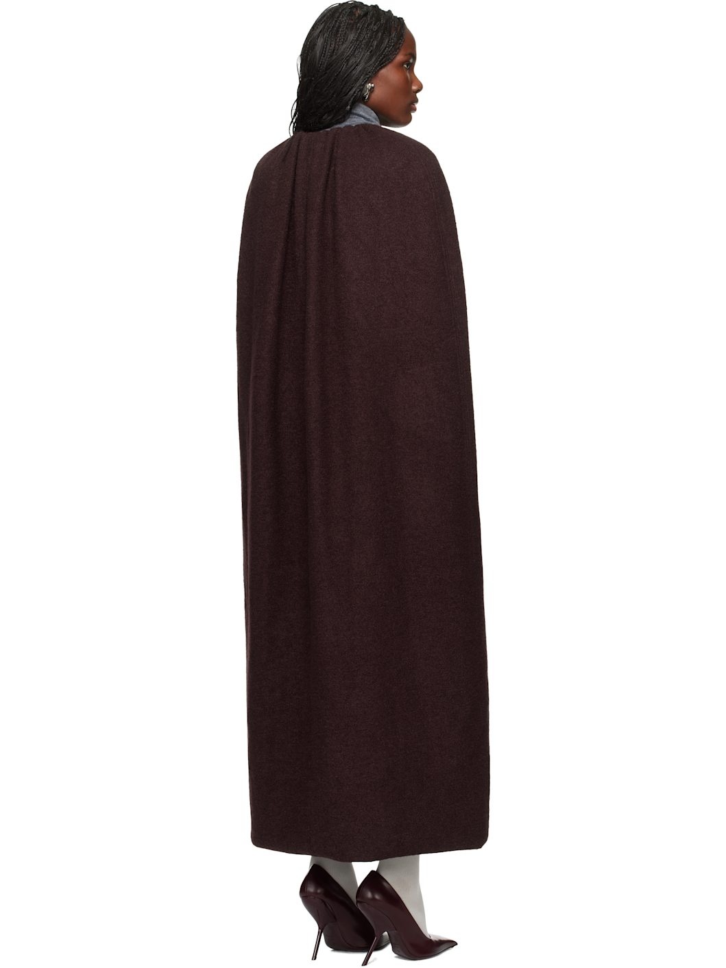 コート JIL SANDER Black Wool Blend Cape Jil Sander wool-blend Cape | Black | FARFETCH JO
