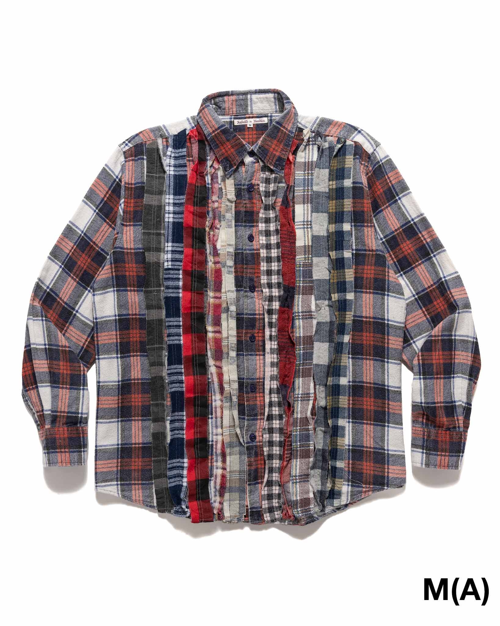 Rebuild by Needles Flannel Shirt -> Ribbon Shirt Assorted - 9