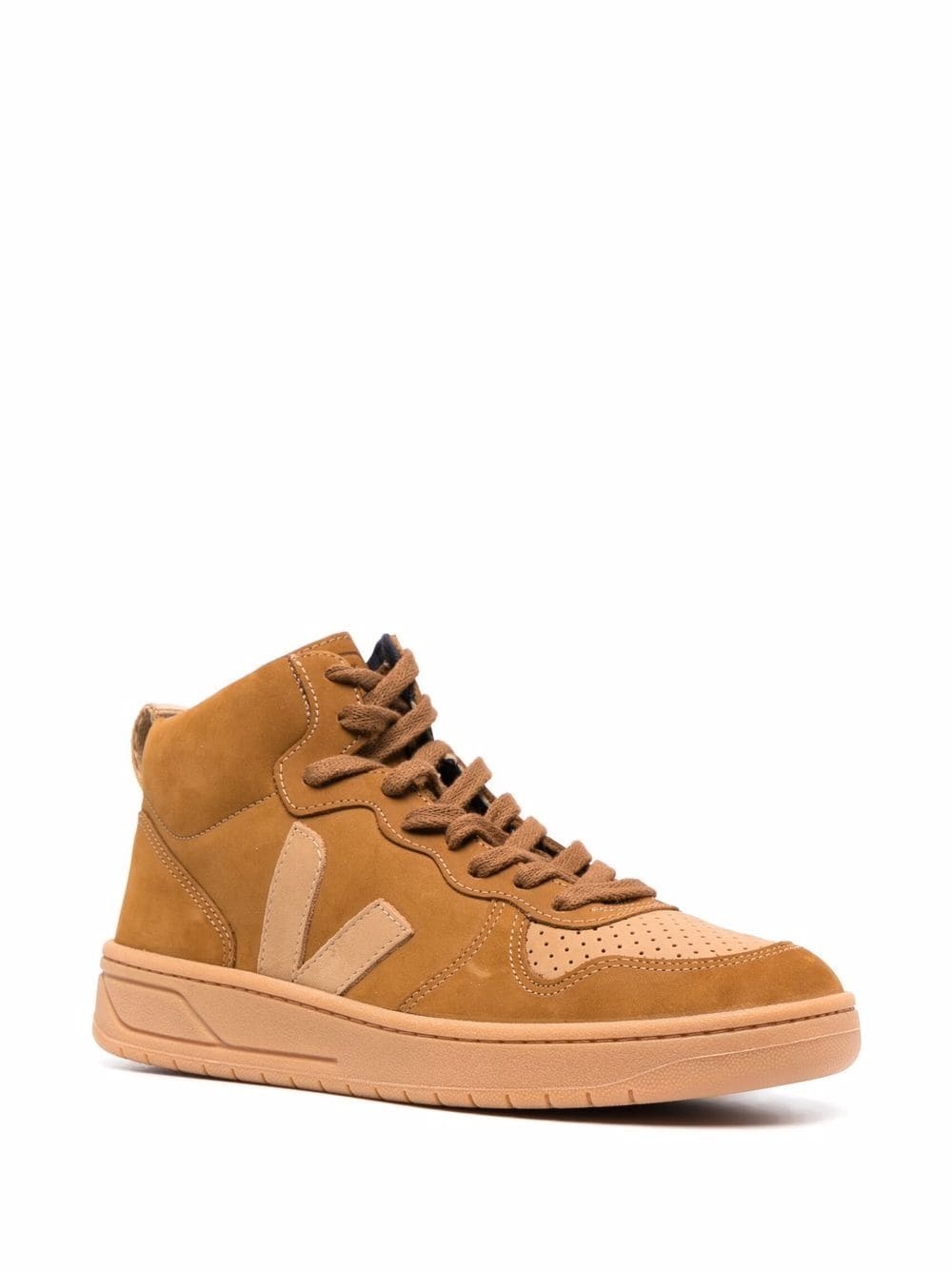 V-15 nubuck high-top sneakers - 2