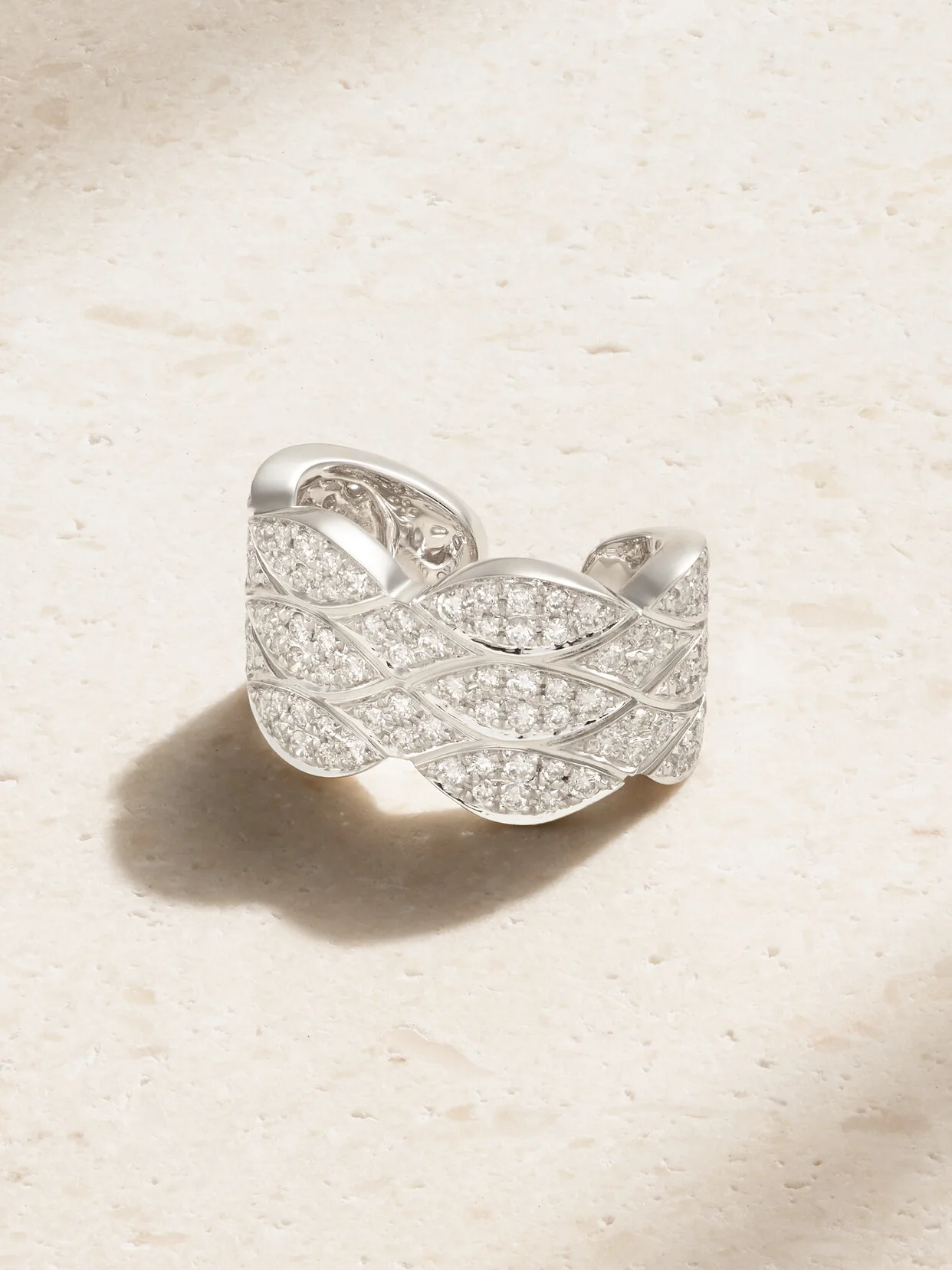 Talitha 18-karat White Gold Diamond Ear Cuff - 1