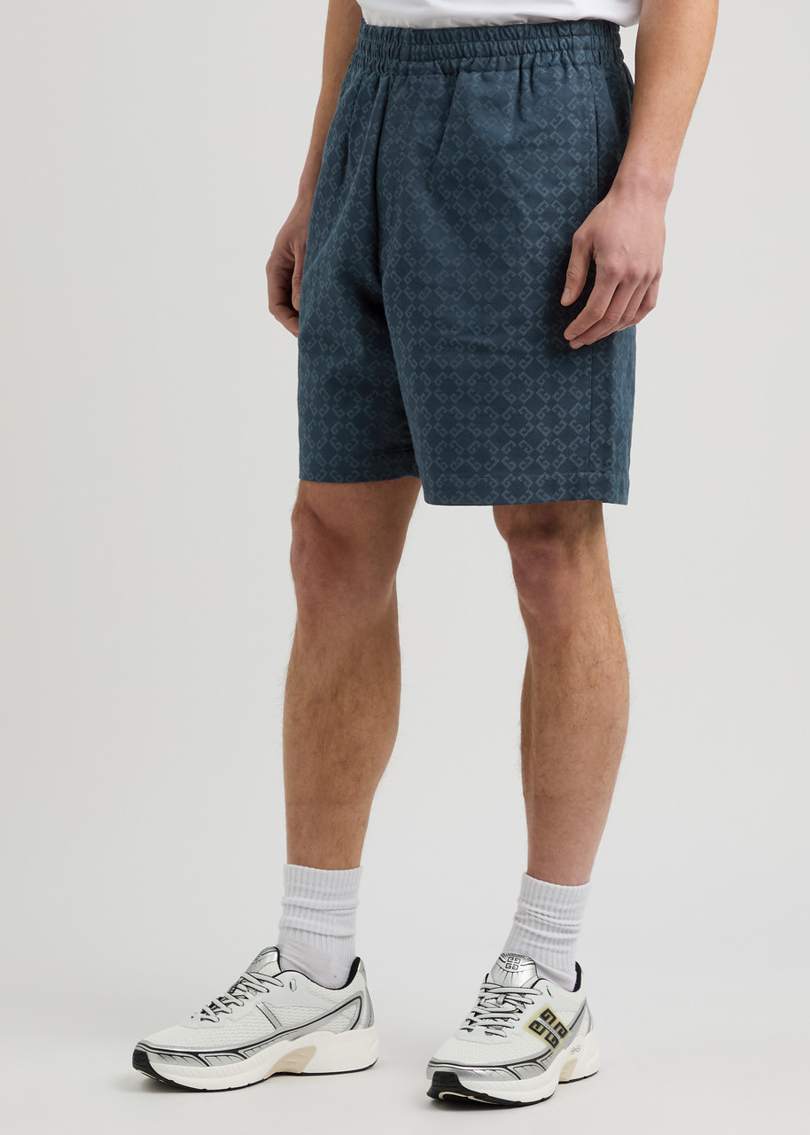 Givenchy Logo-monogrammed Cotton-blend Shorts - 2