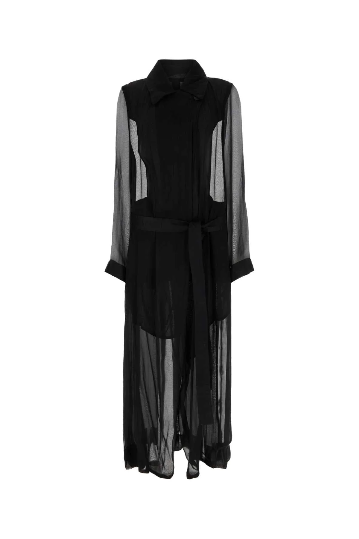 Ann Demeulemeester Trench Coat — Black - 1