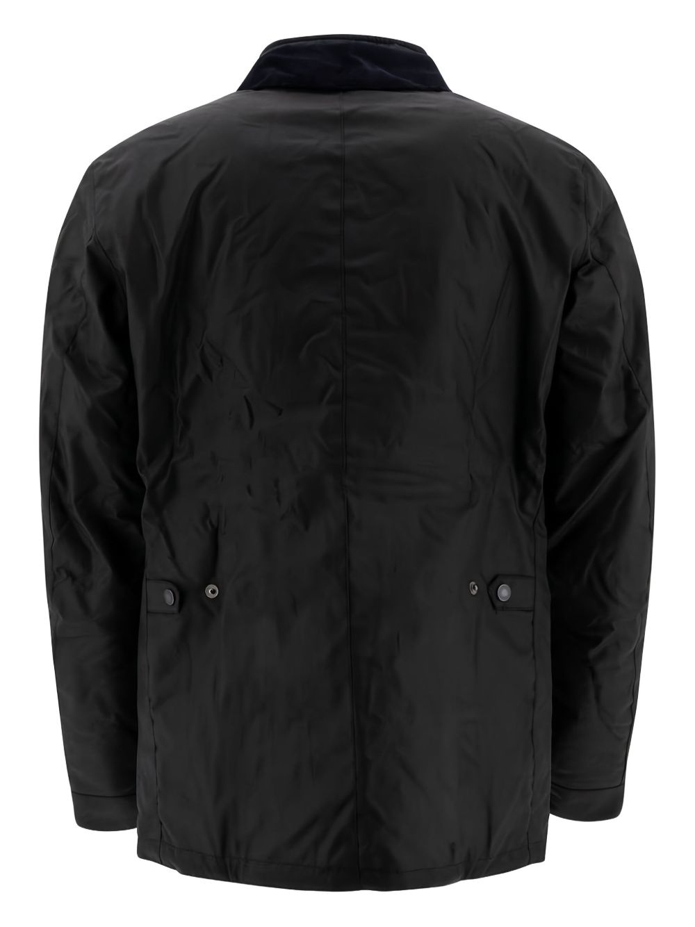 corduroy-collar quilted jacket - 2