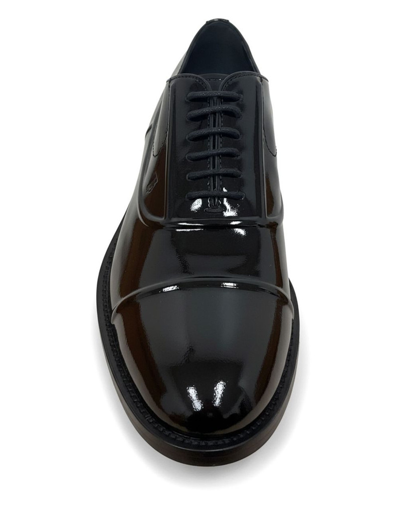 Tod's patent-leather oxford shoes outlook